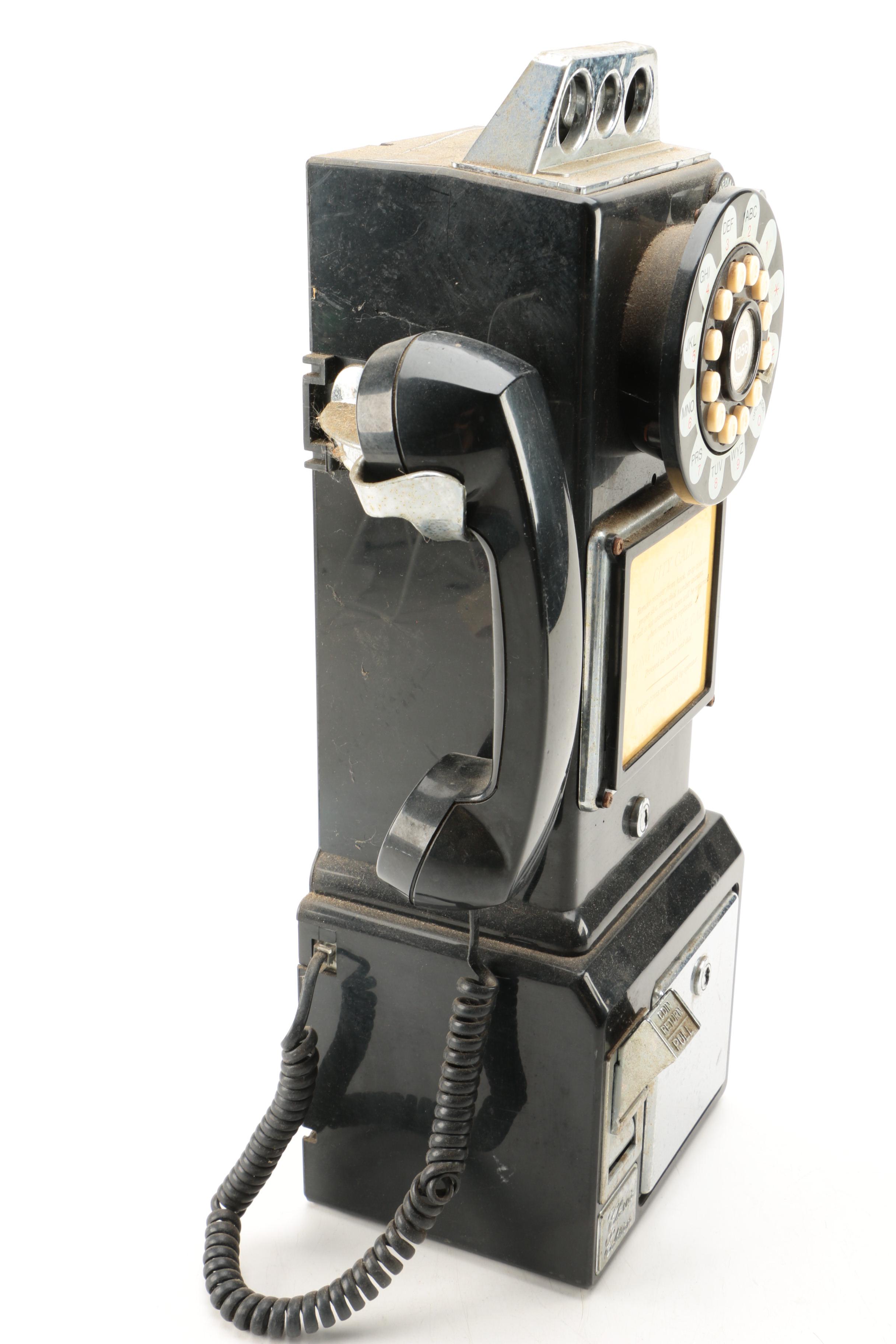 Vintage Public Pay Phone