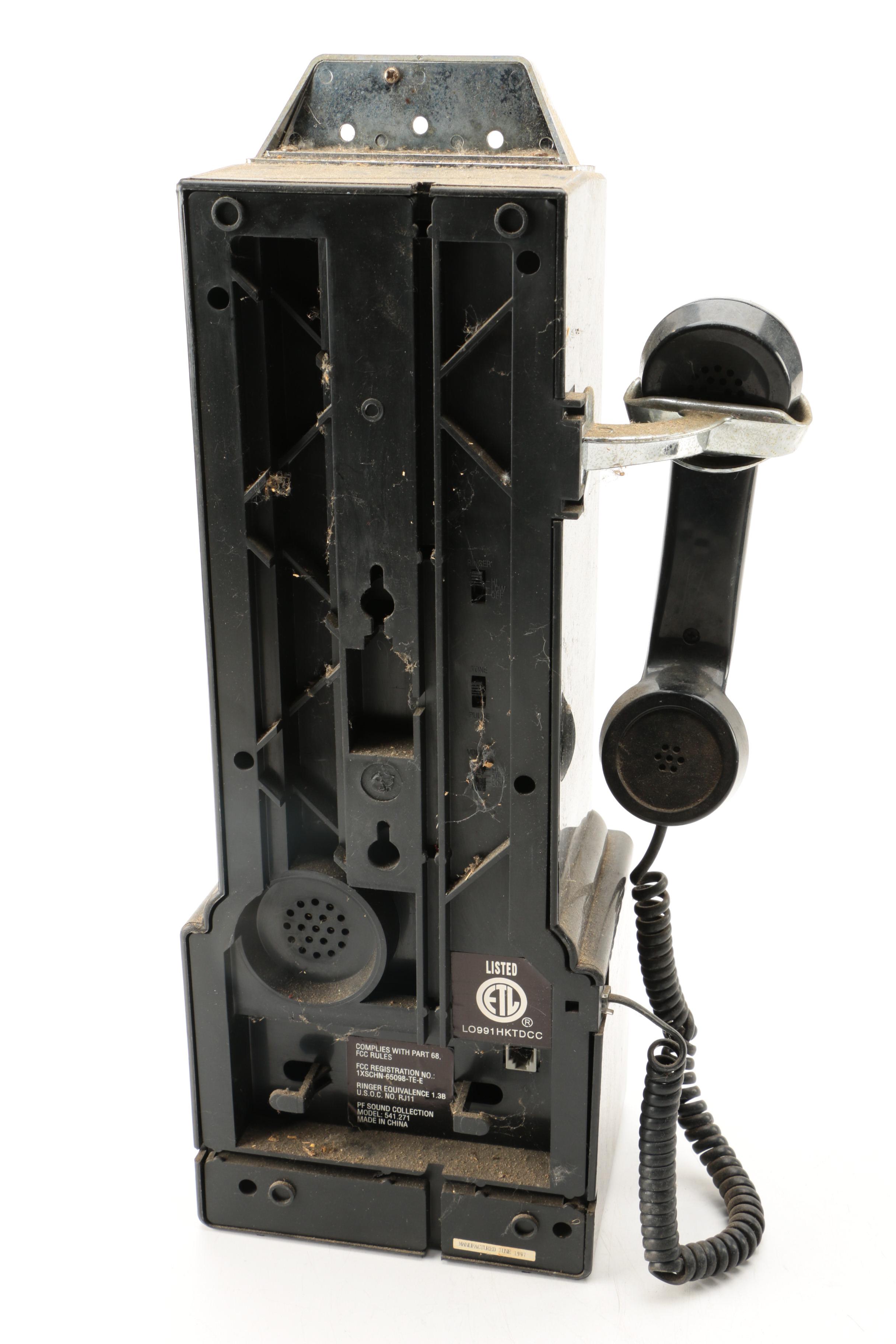 Vintage Public Pay Phone