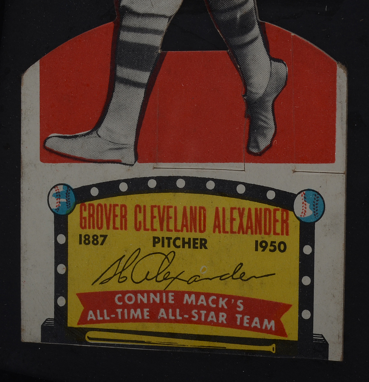 1951 Grover Cleveland "Connie Mack All-Stars" Baseball Card