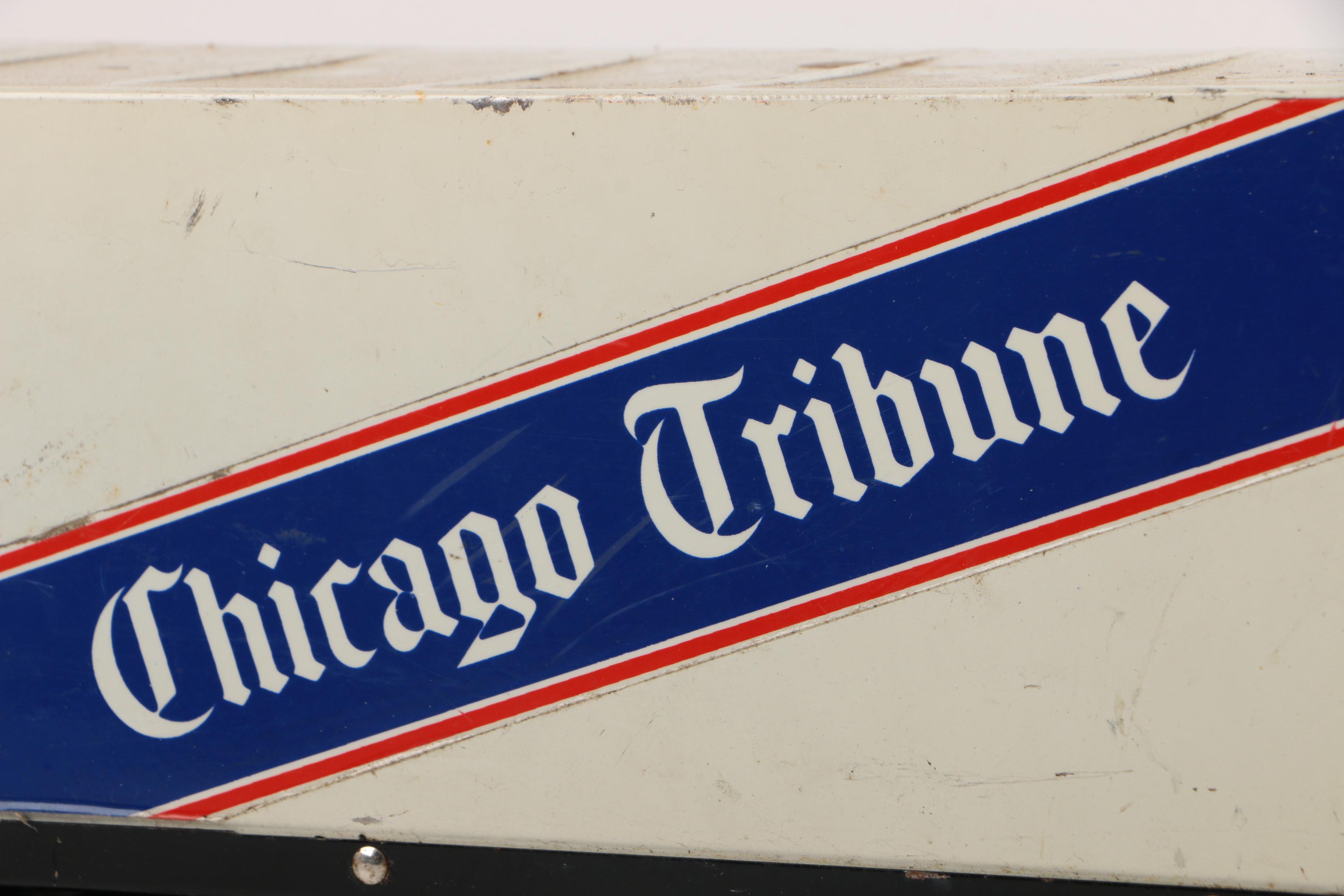 1980s Nylint Pressed Steel "Chicago Tribune" Delivery Truck
