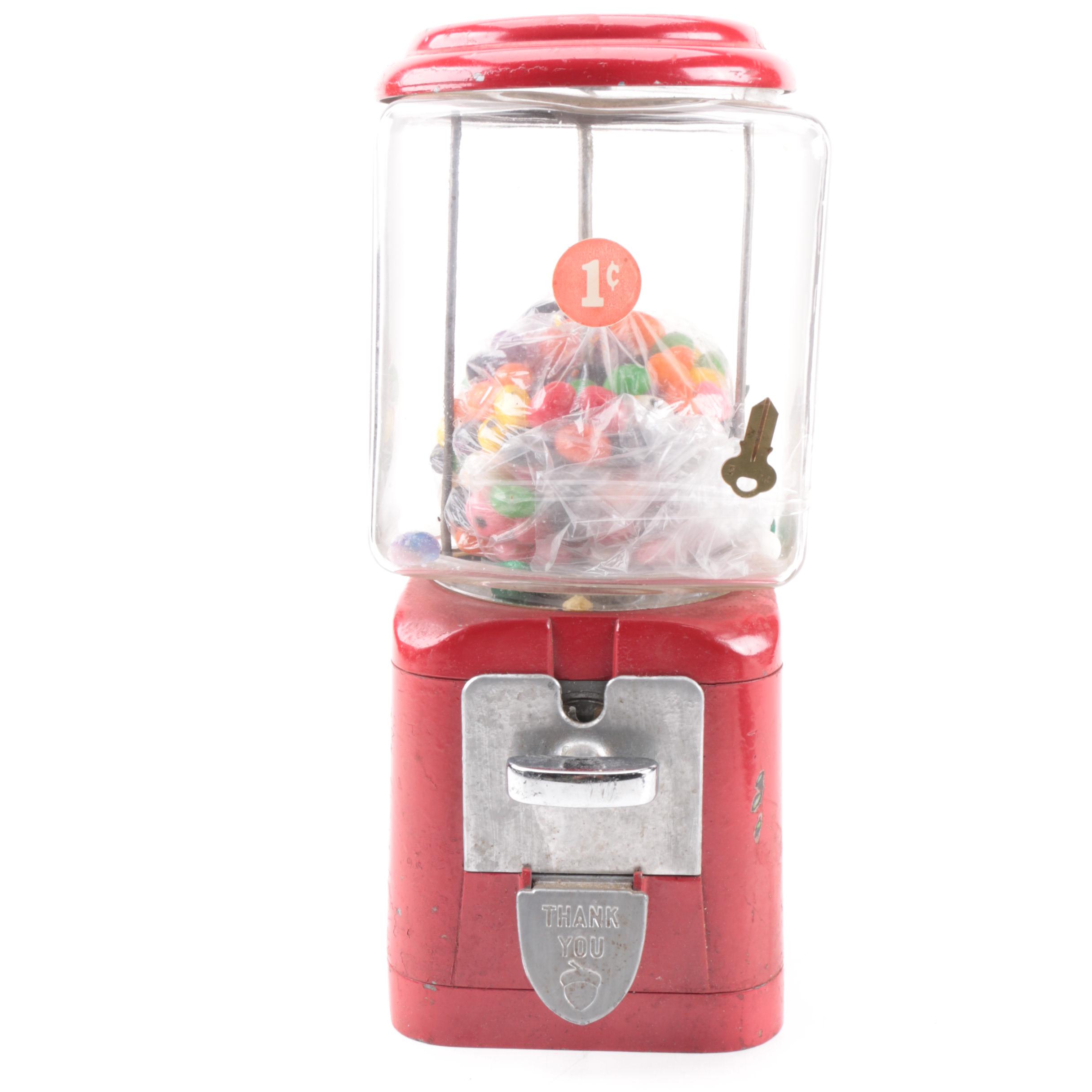 Vintage Northwestern Gumball Machine