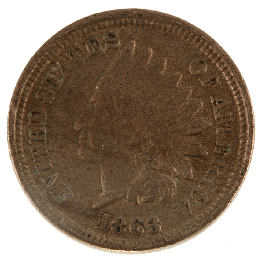 1863 Indian Head Cent