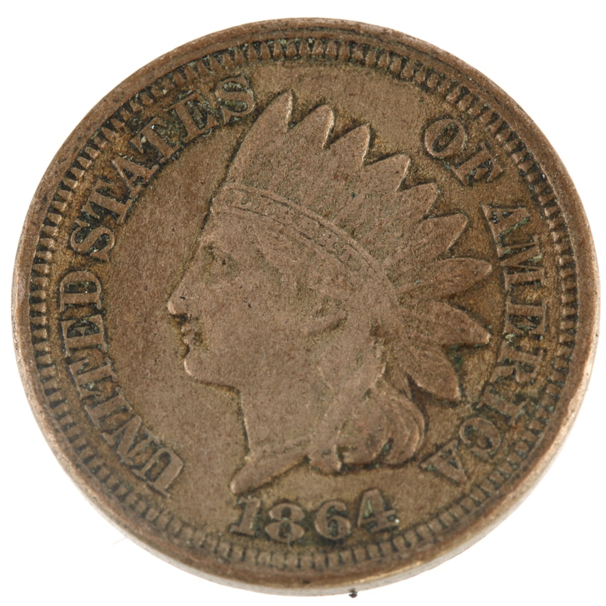1864 Indian Head Cent