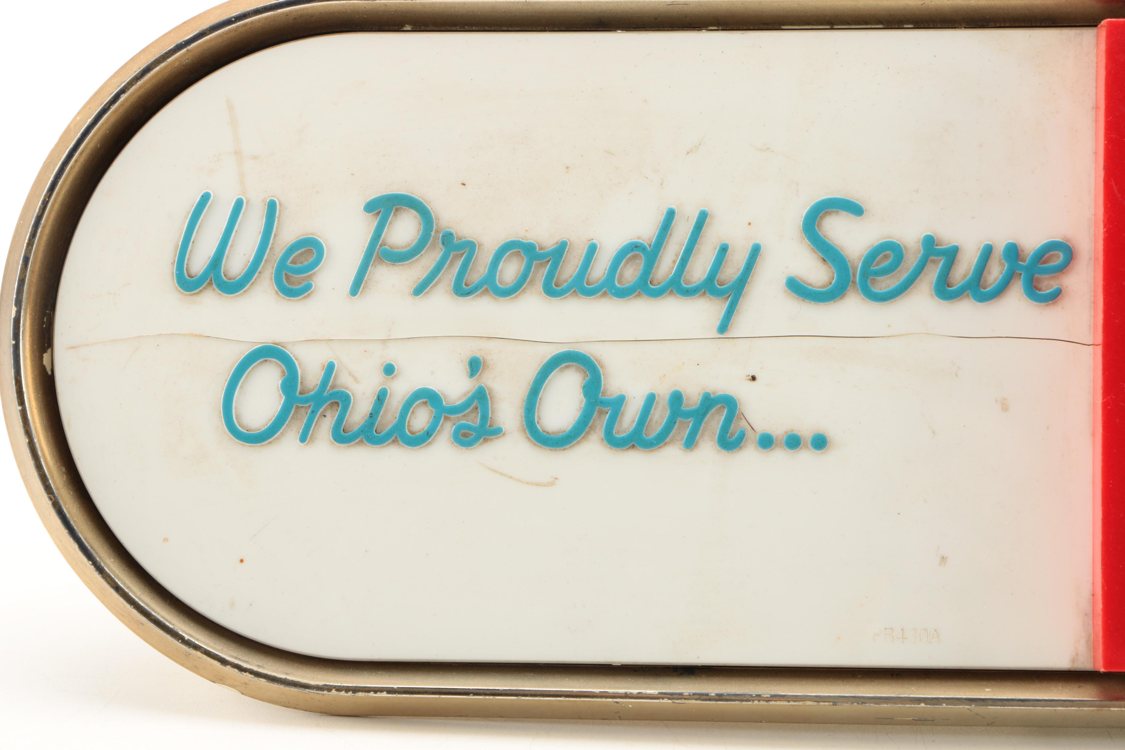 Vintage Carling Black Label Beer Sign