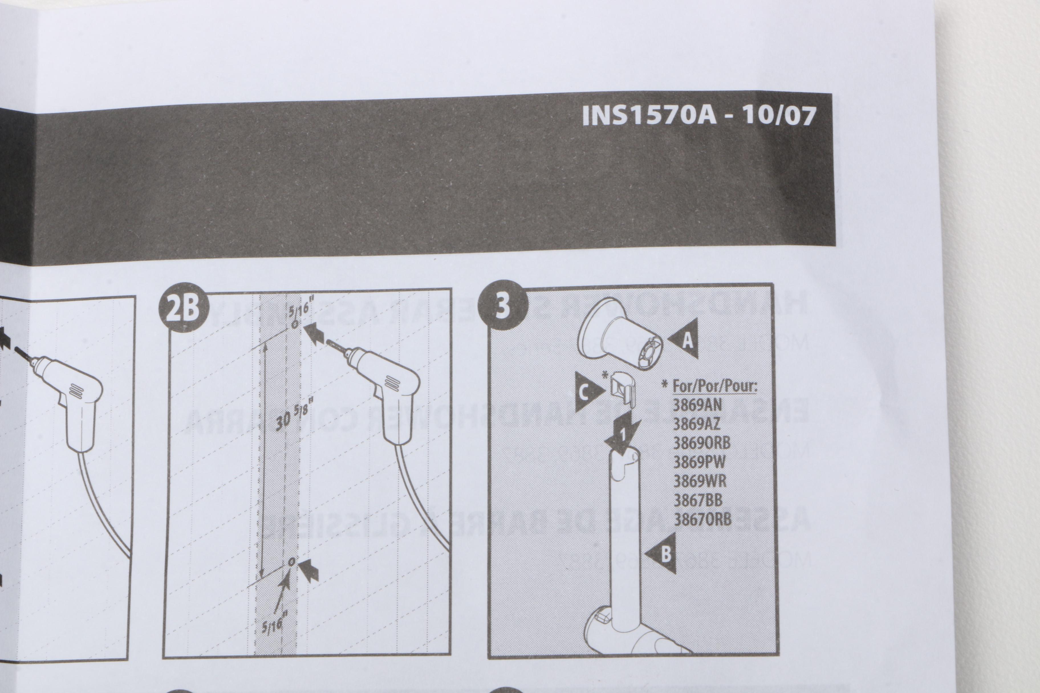 Moen Hand Held Shower Slide Bar