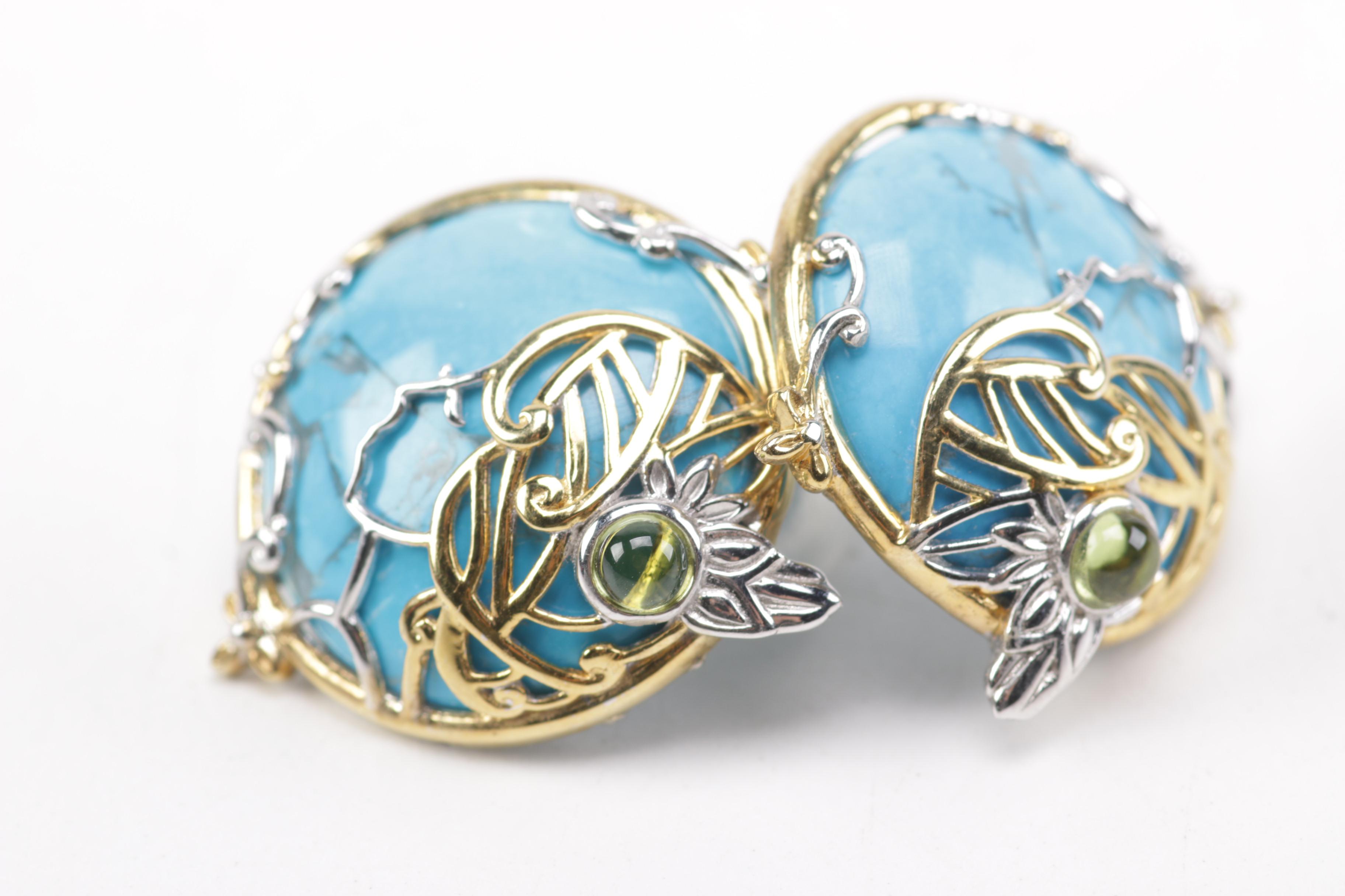 Sterling Silver and Gemstone Jewelry with Gold Wash Accents