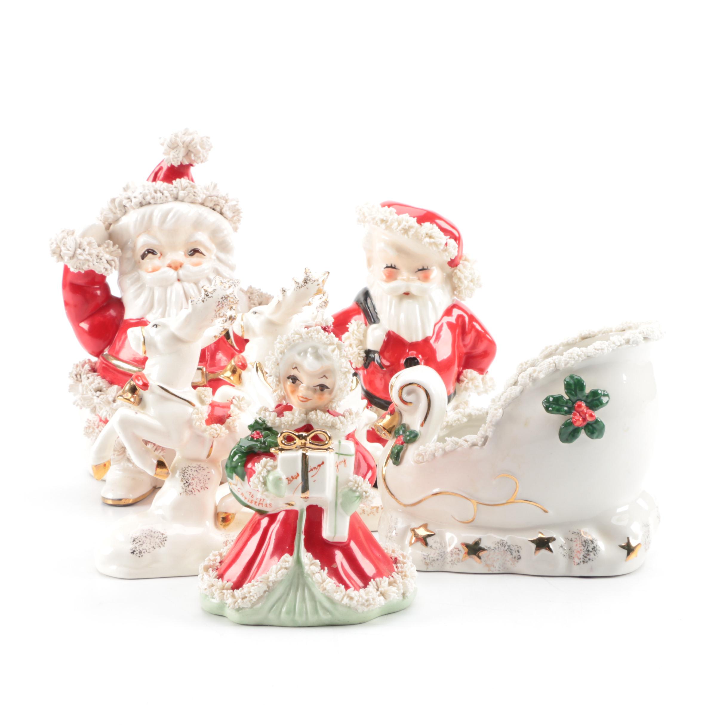 Vintage Napco Christmas Figurines
