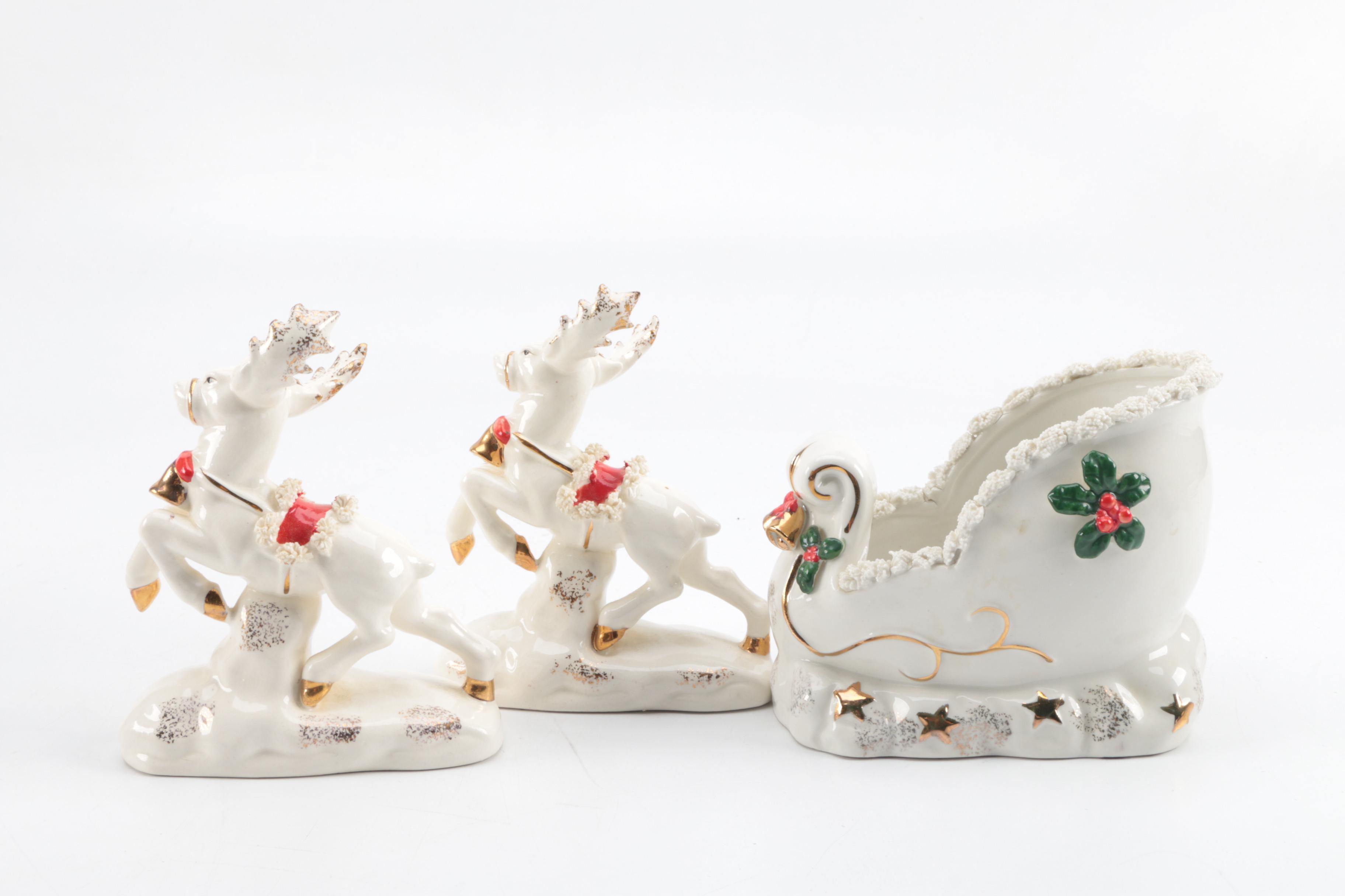 Vintage Napco Christmas Figurines