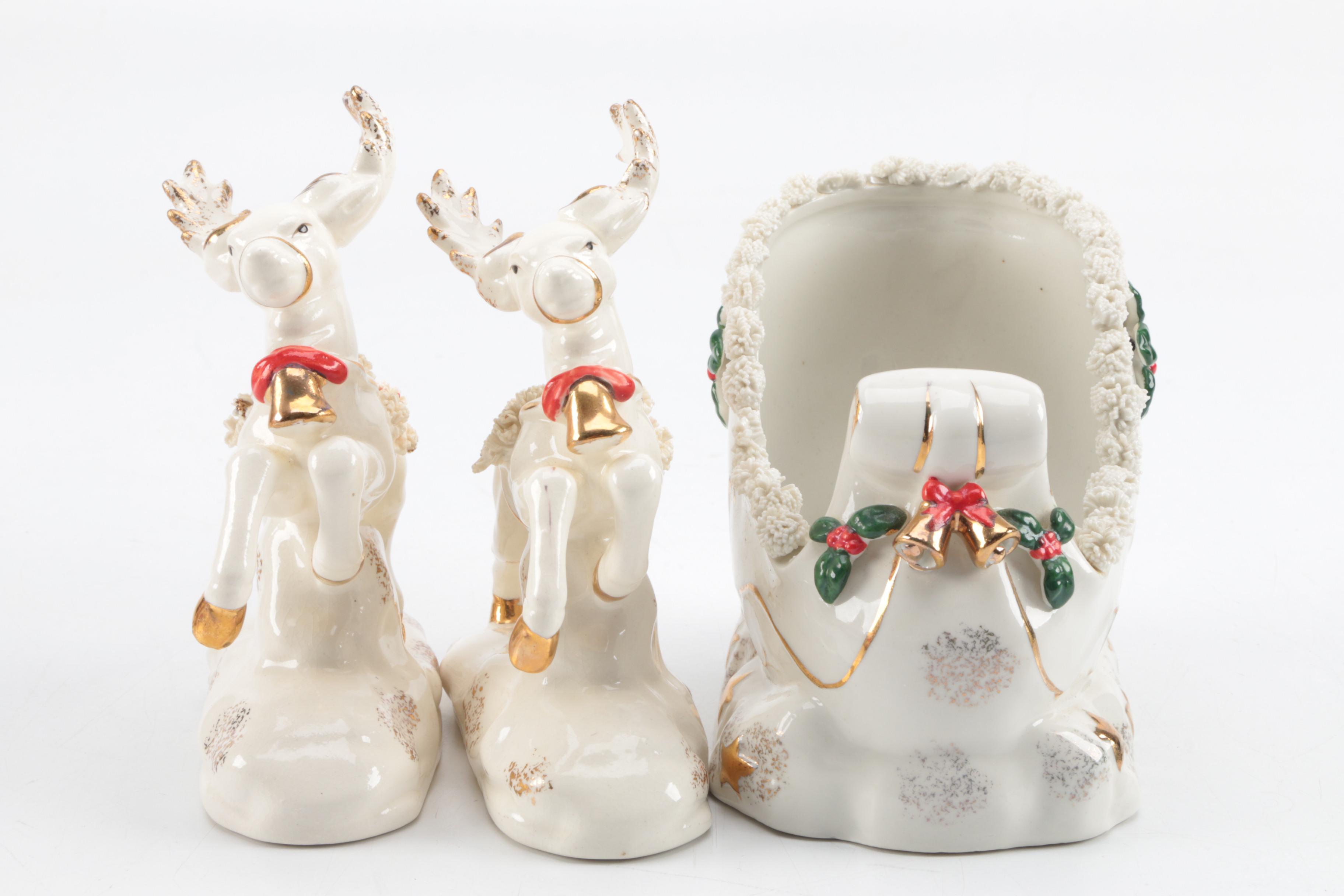 Vintage Napco Christmas Figurines
