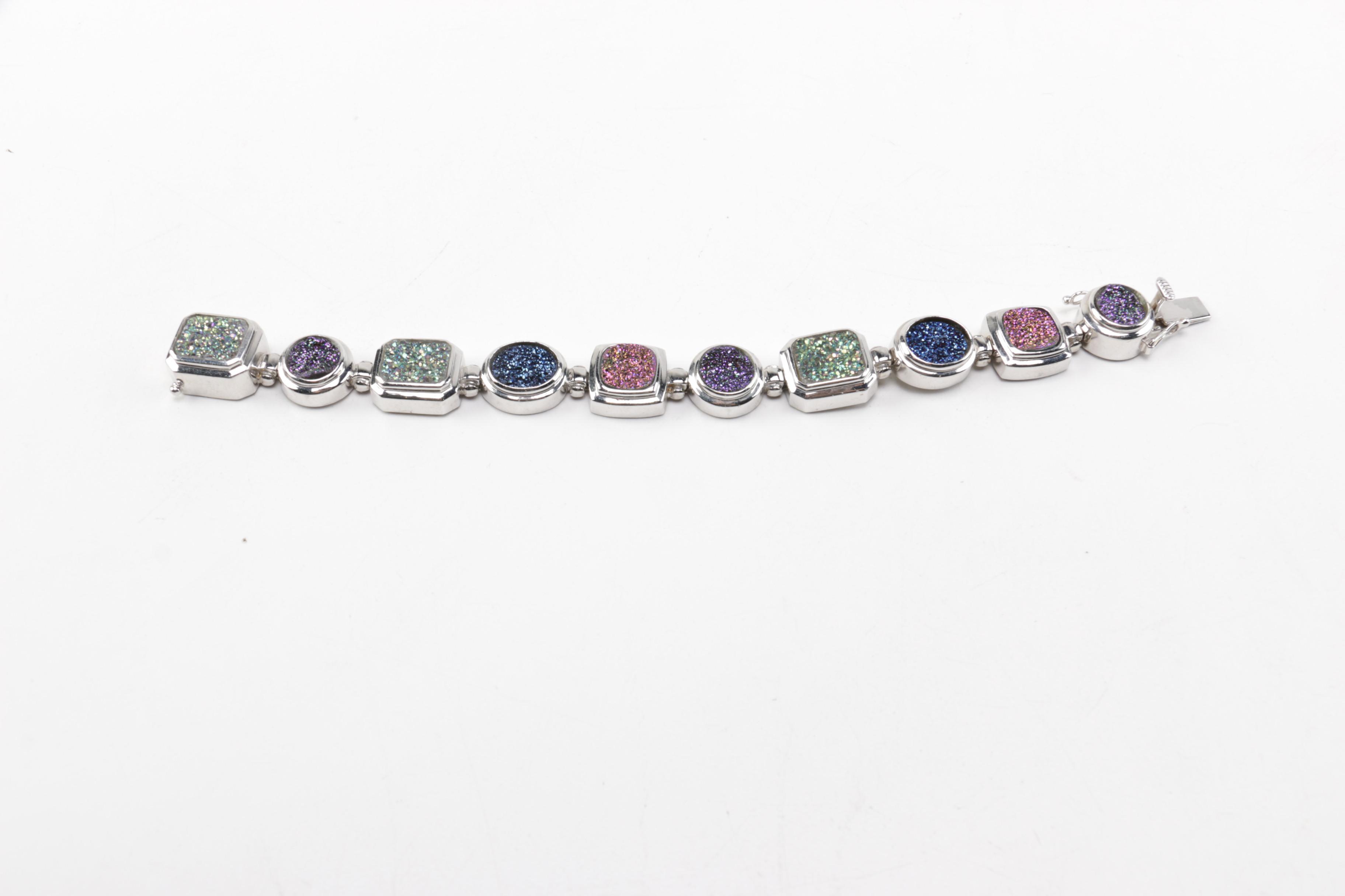 Costume and Sterling Jewelry Featuring Druzy