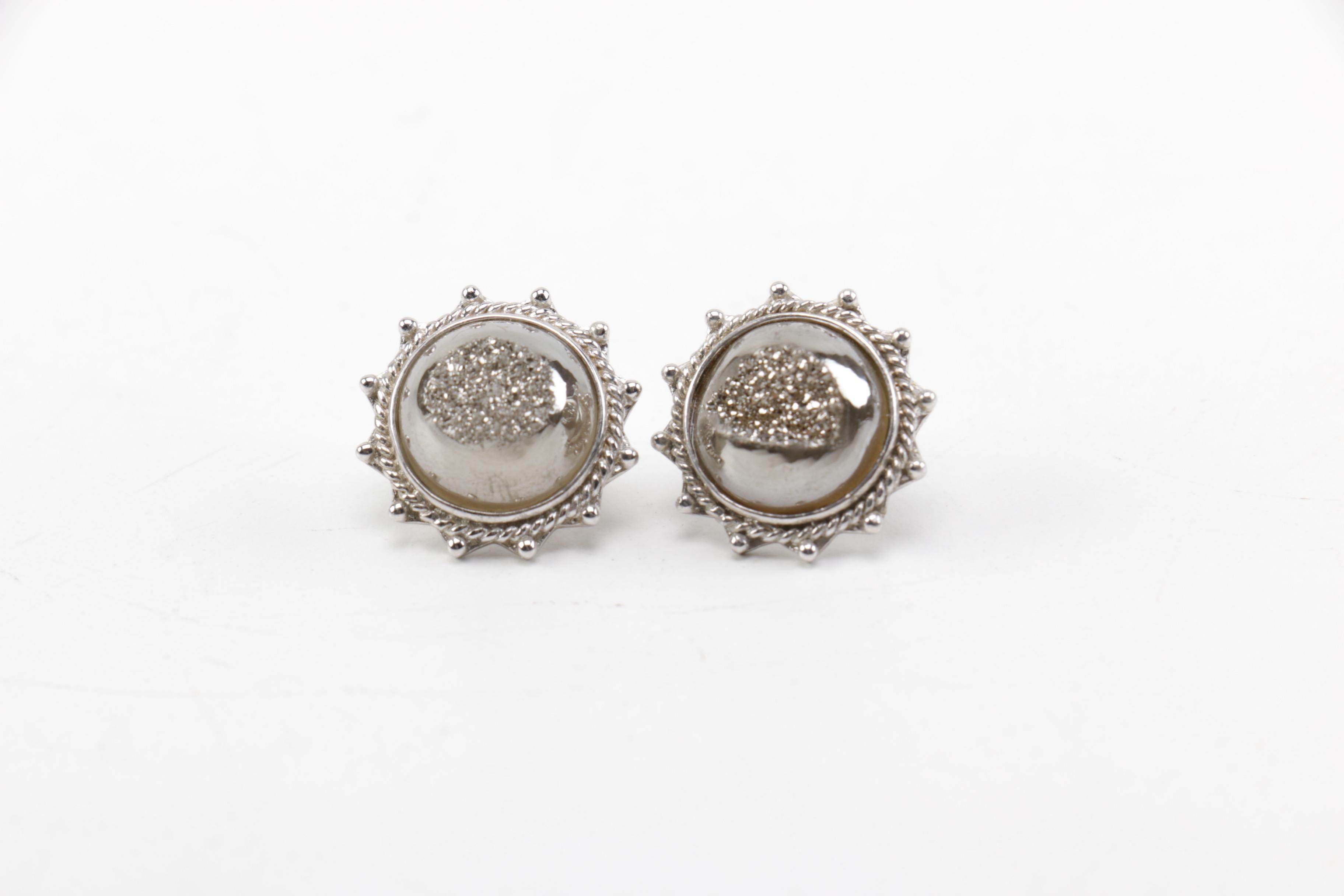 Costume and Sterling Jewelry Featuring Druzy