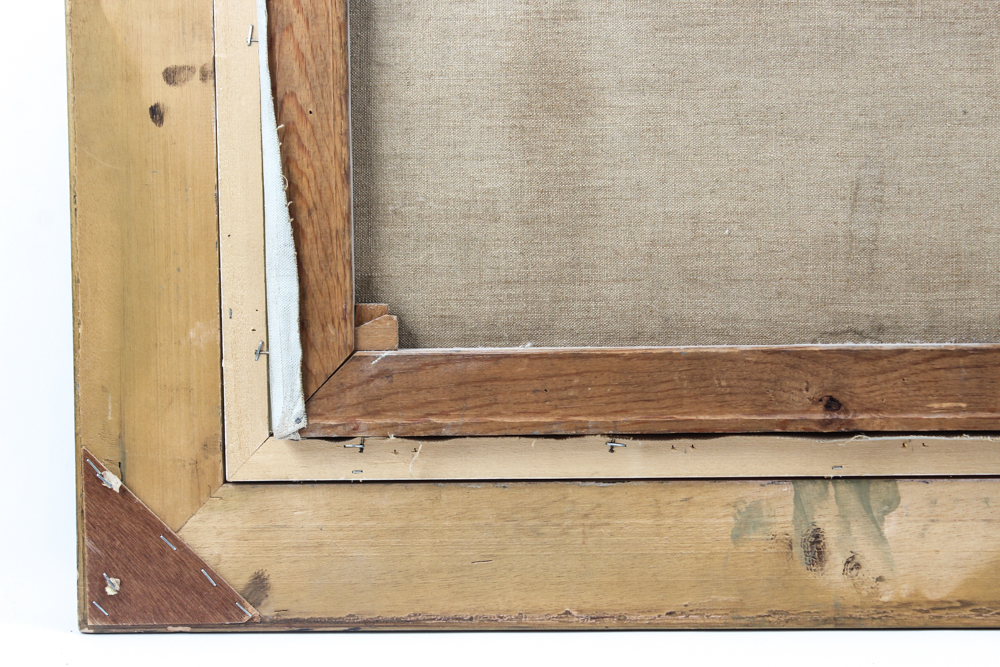 Emerson Burkhart Oil on Canvas "Farm, Sheep Landscape"