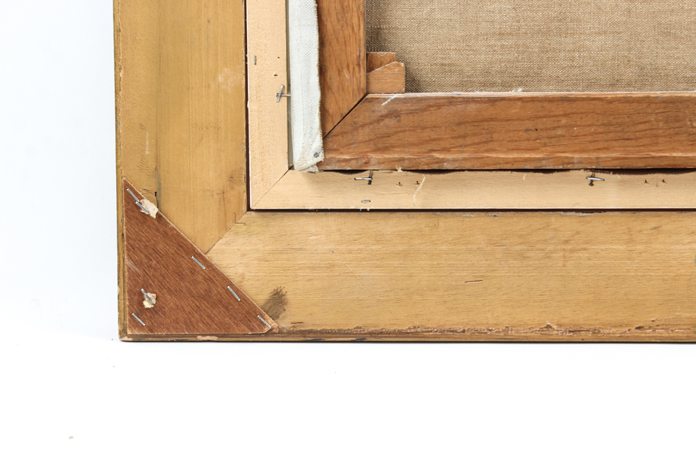 Emerson Burkhart Oil on Canvas "Farm, Sheep Landscape"