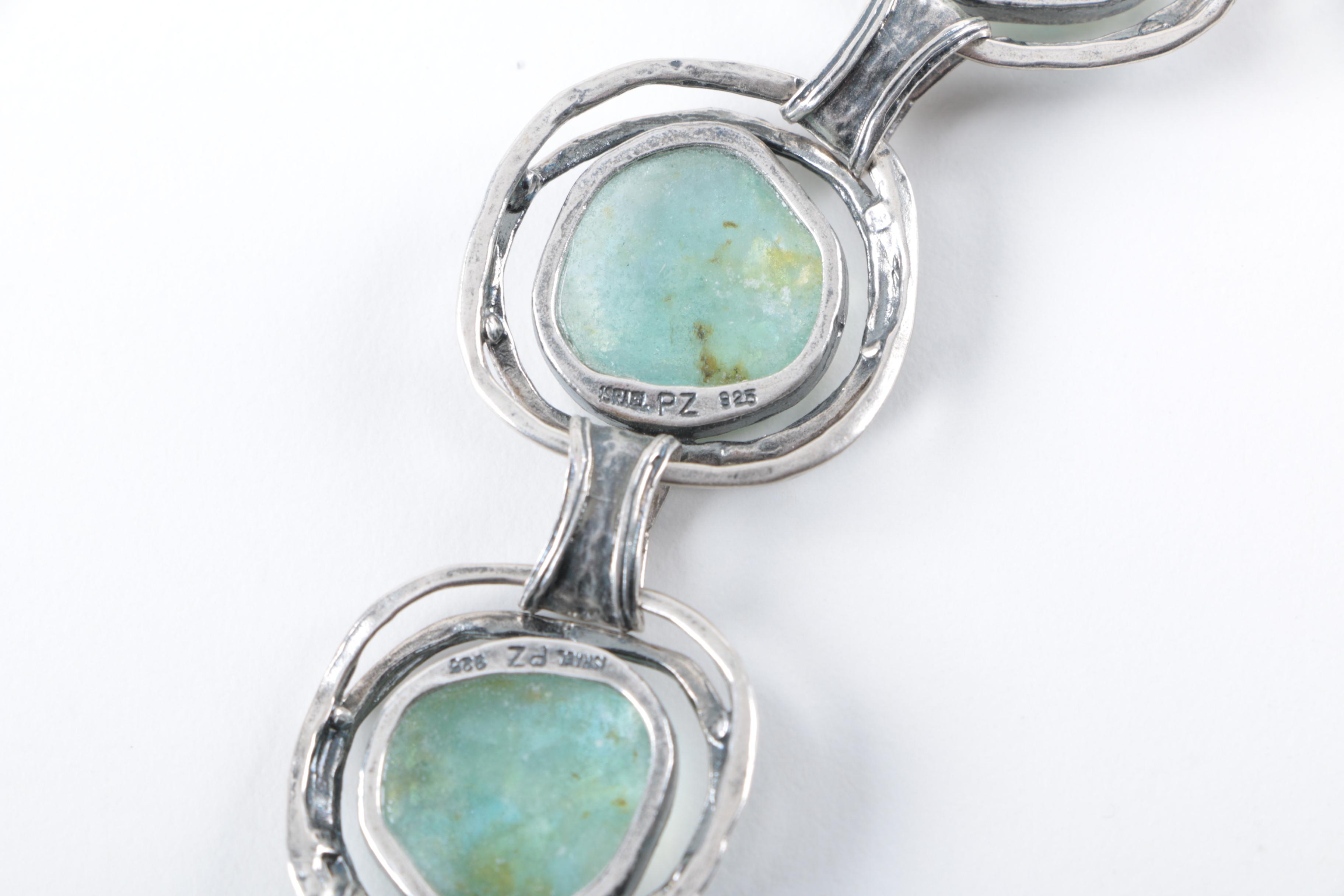 Sterling Silver Jewelry Selection Featuring Dichroic Glass