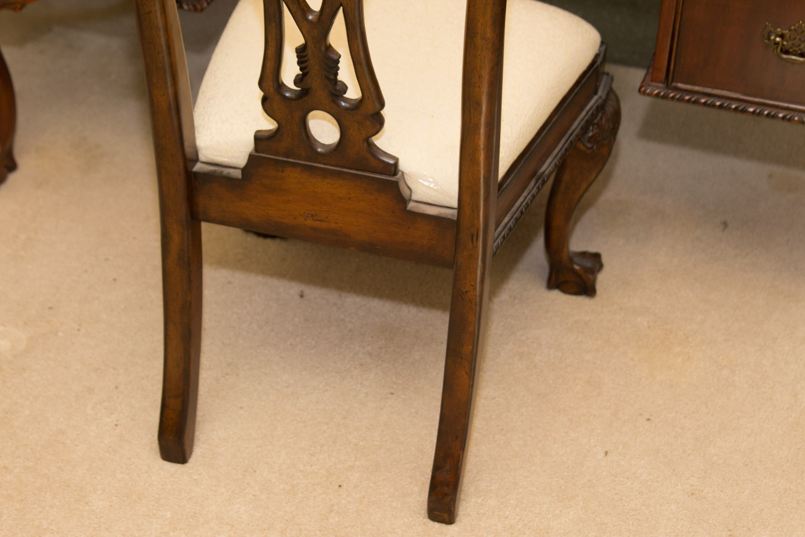 Hooker Furniture "Seven Seas" Collection Chippendale Style Mahogany Desk