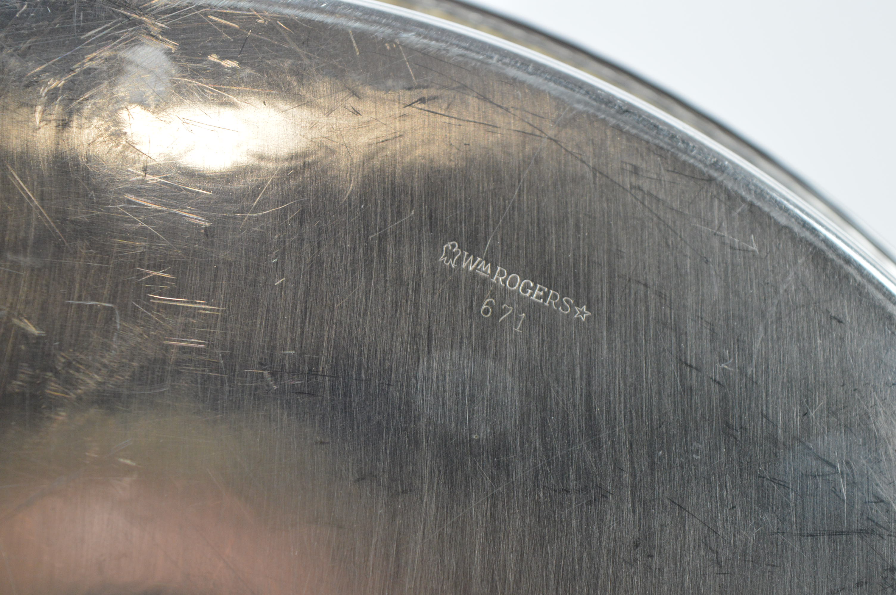 Wm Rogers Silver Plate Covered Dishes and Additional Silver Plate Serveware