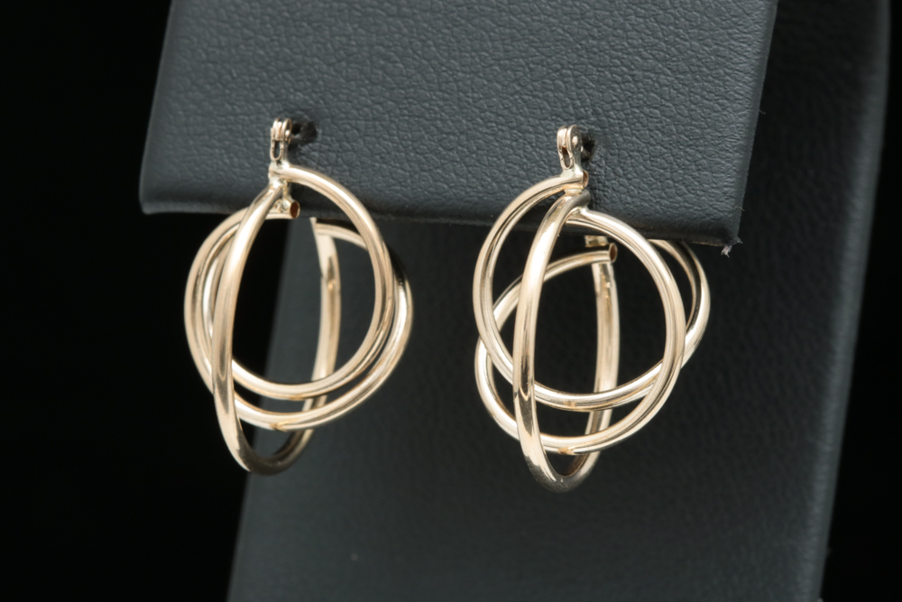 14K Yellow Gold Earrings