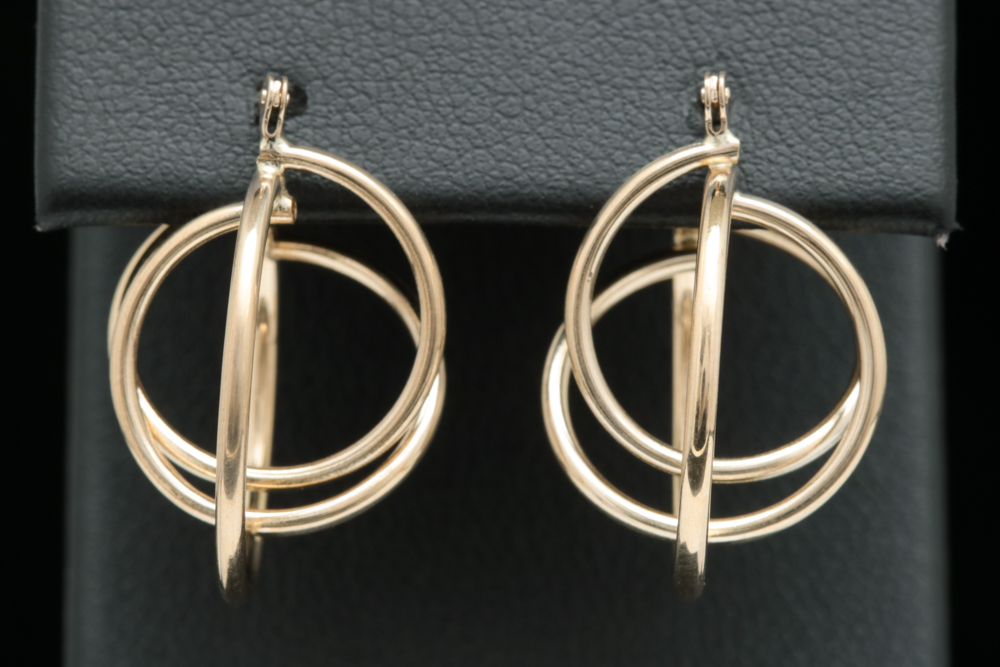14K Yellow Gold Earrings