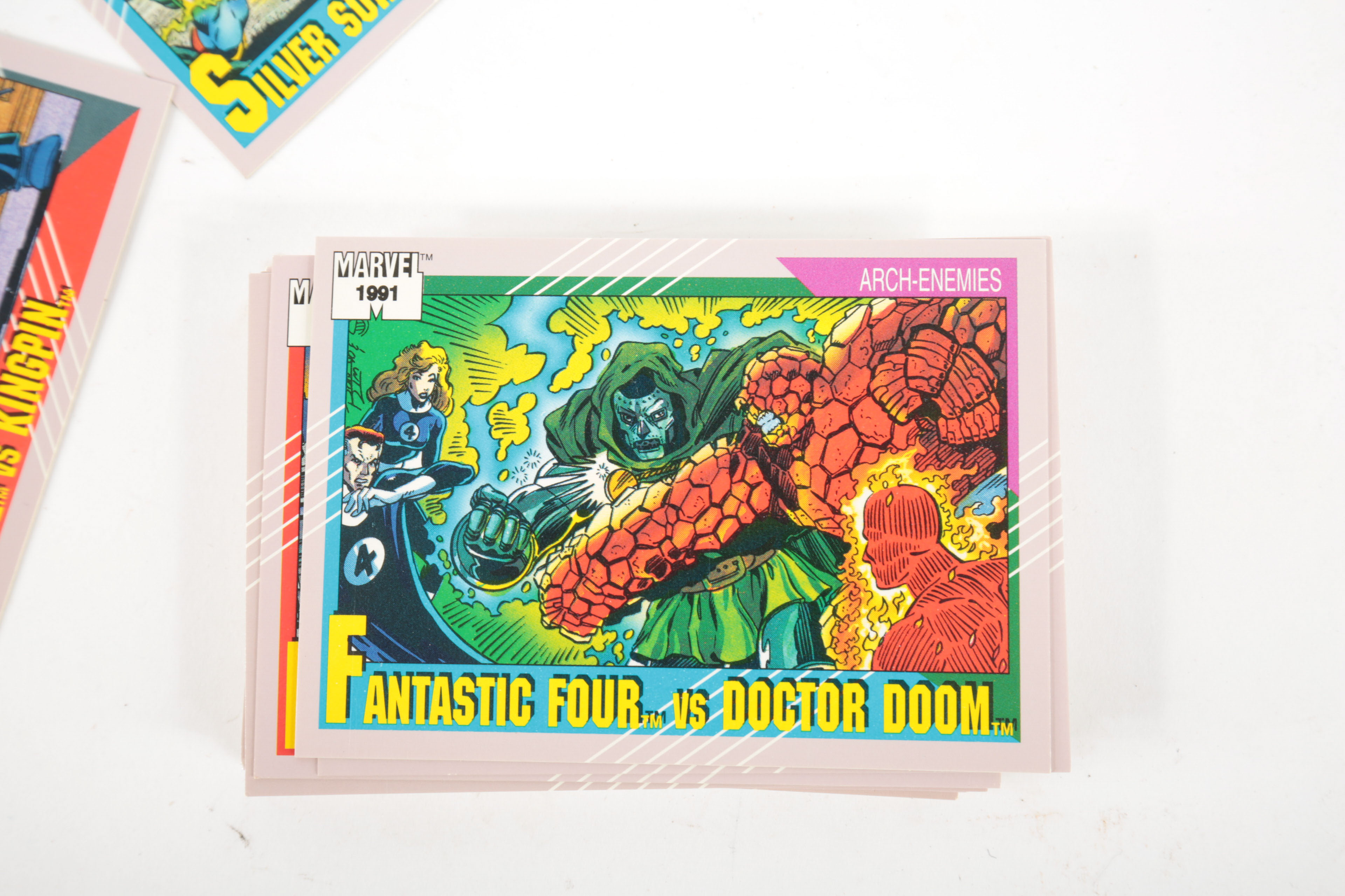 Collection of 1990s Marvel Trading Cards