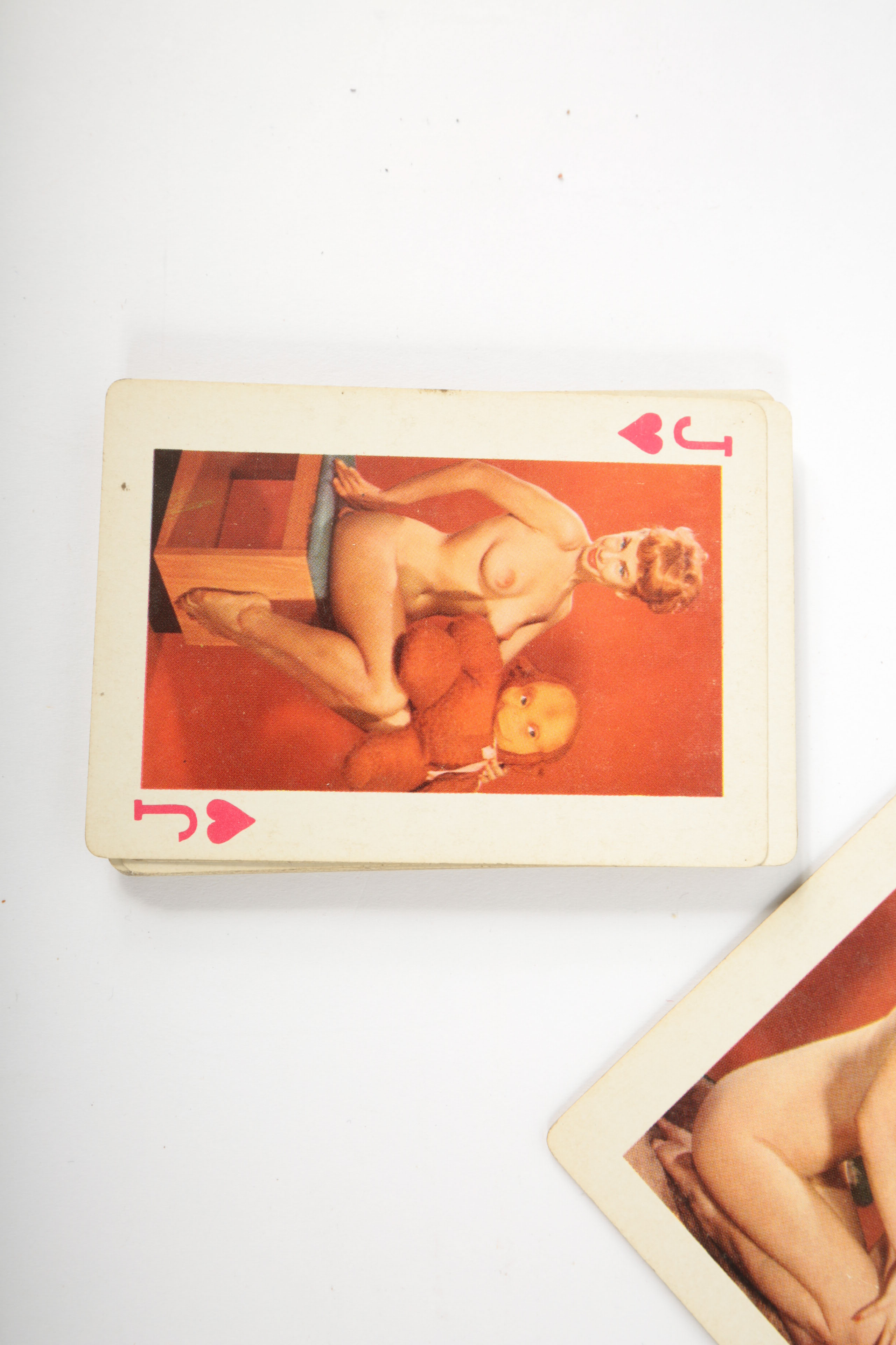 Vintage Pin-Up Girl Playing Cards