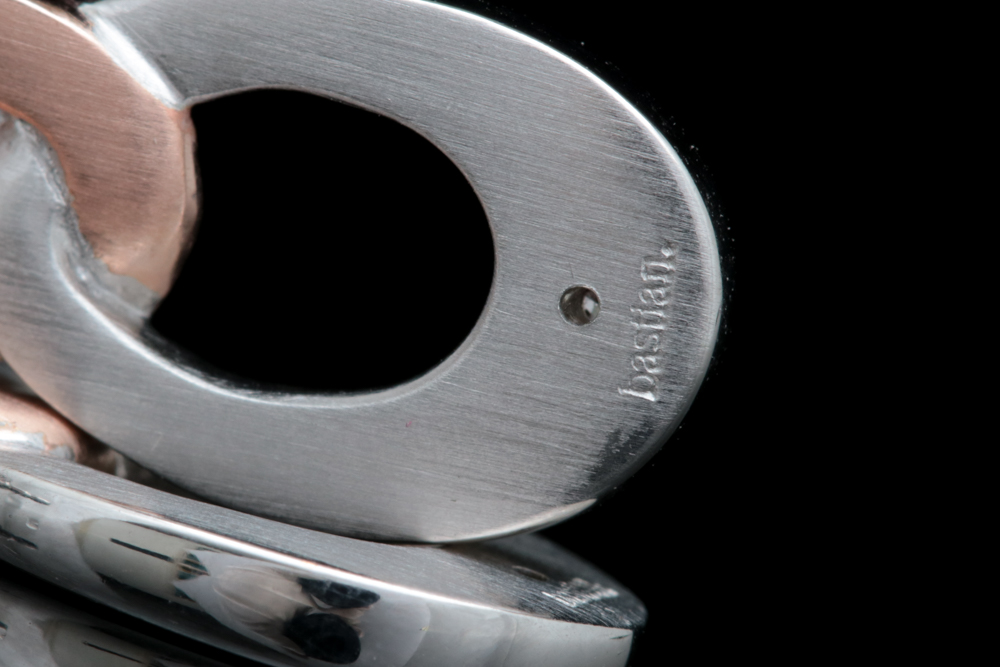 Bastian Rose Gold Wash on Sterling Silver and Diamond Dangle Earrings