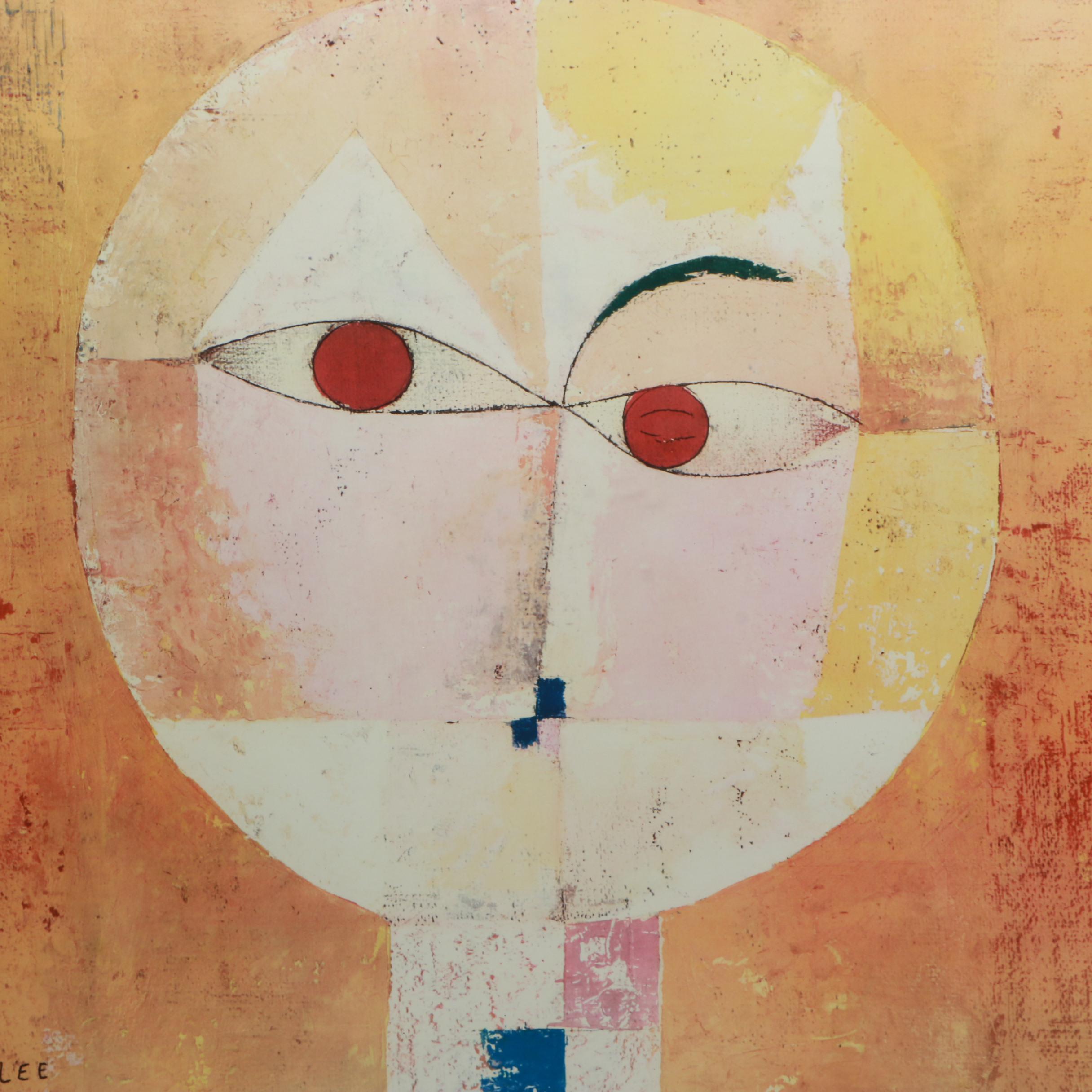 Reproduction Print on Paper After Paul Klee "Scenecio"