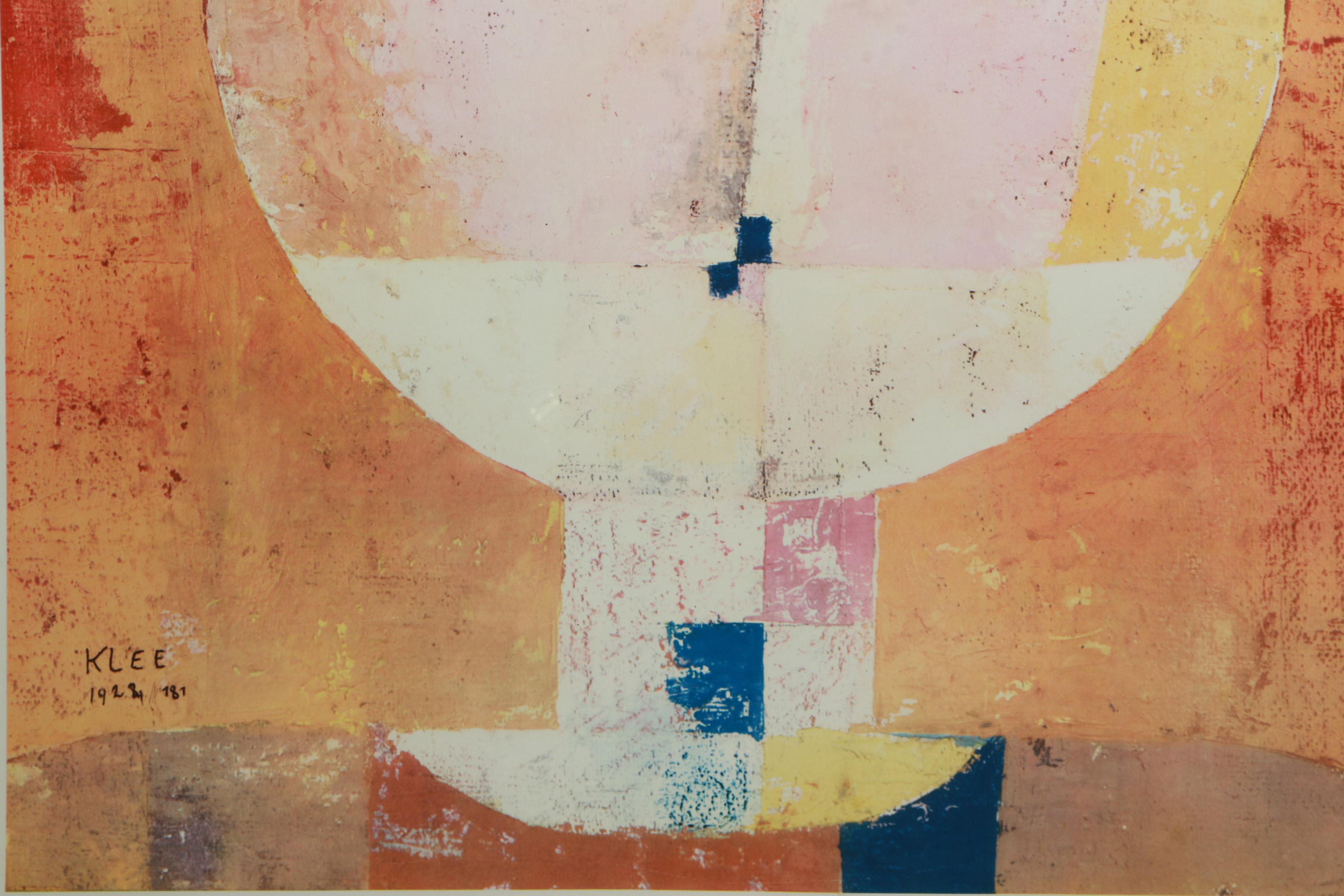 Reproduction Print on Paper After Paul Klee "Scenecio"