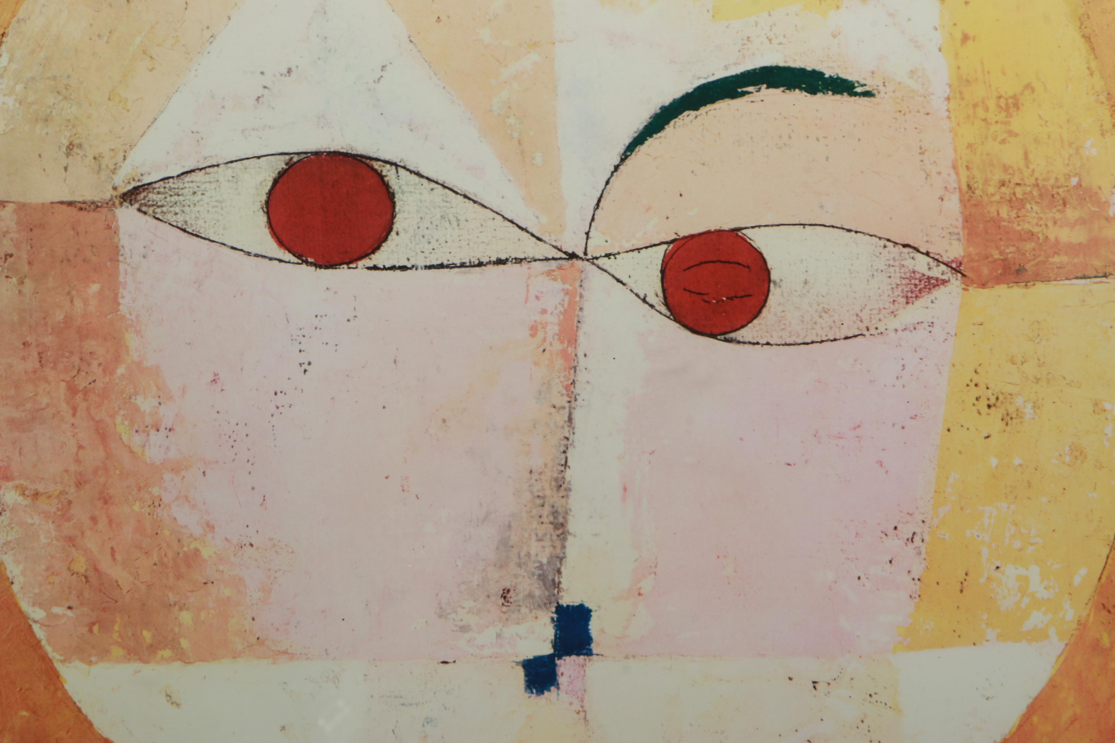 Reproduction Print on Paper After Paul Klee "Scenecio"