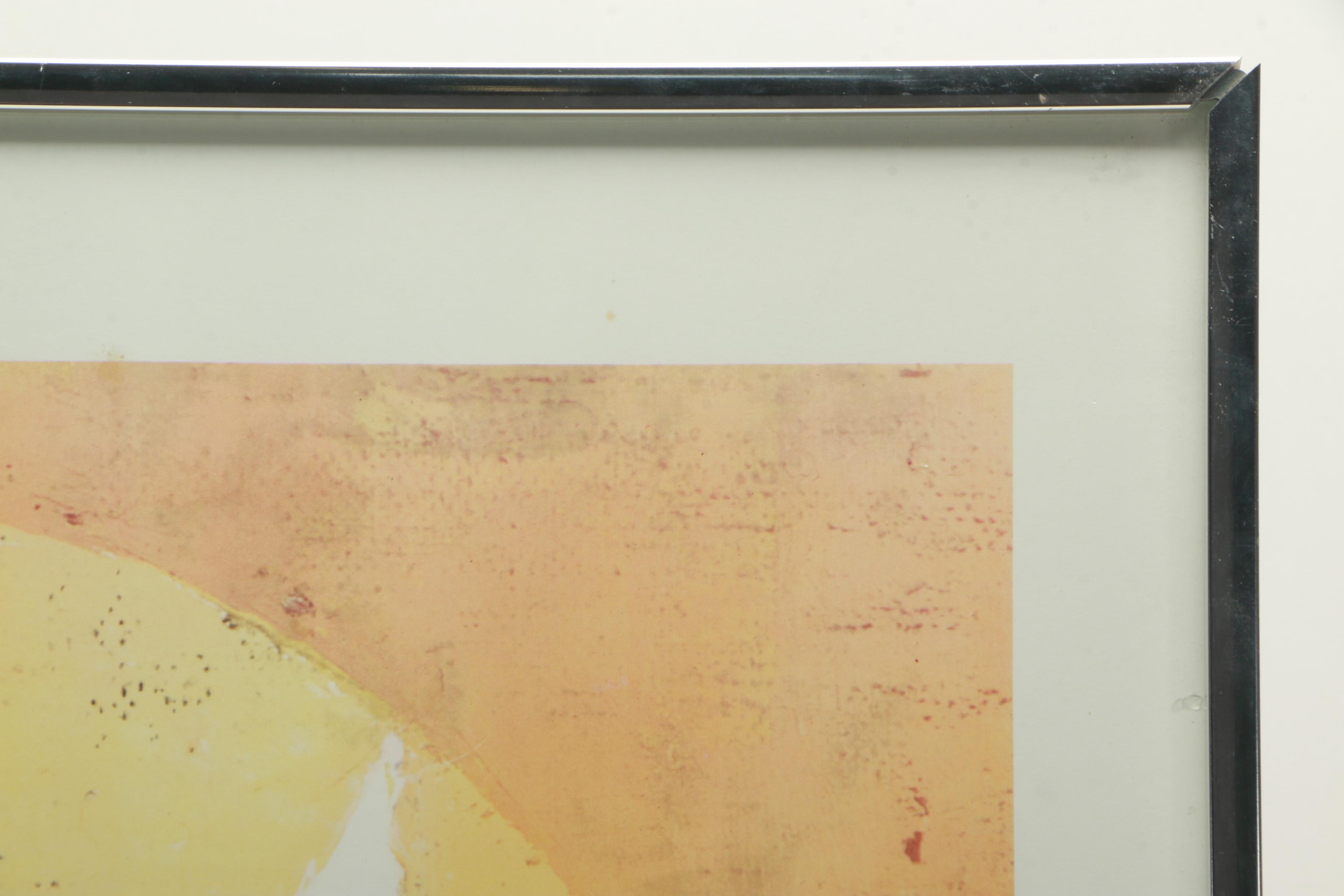 Reproduction Print on Paper After Paul Klee "Scenecio"