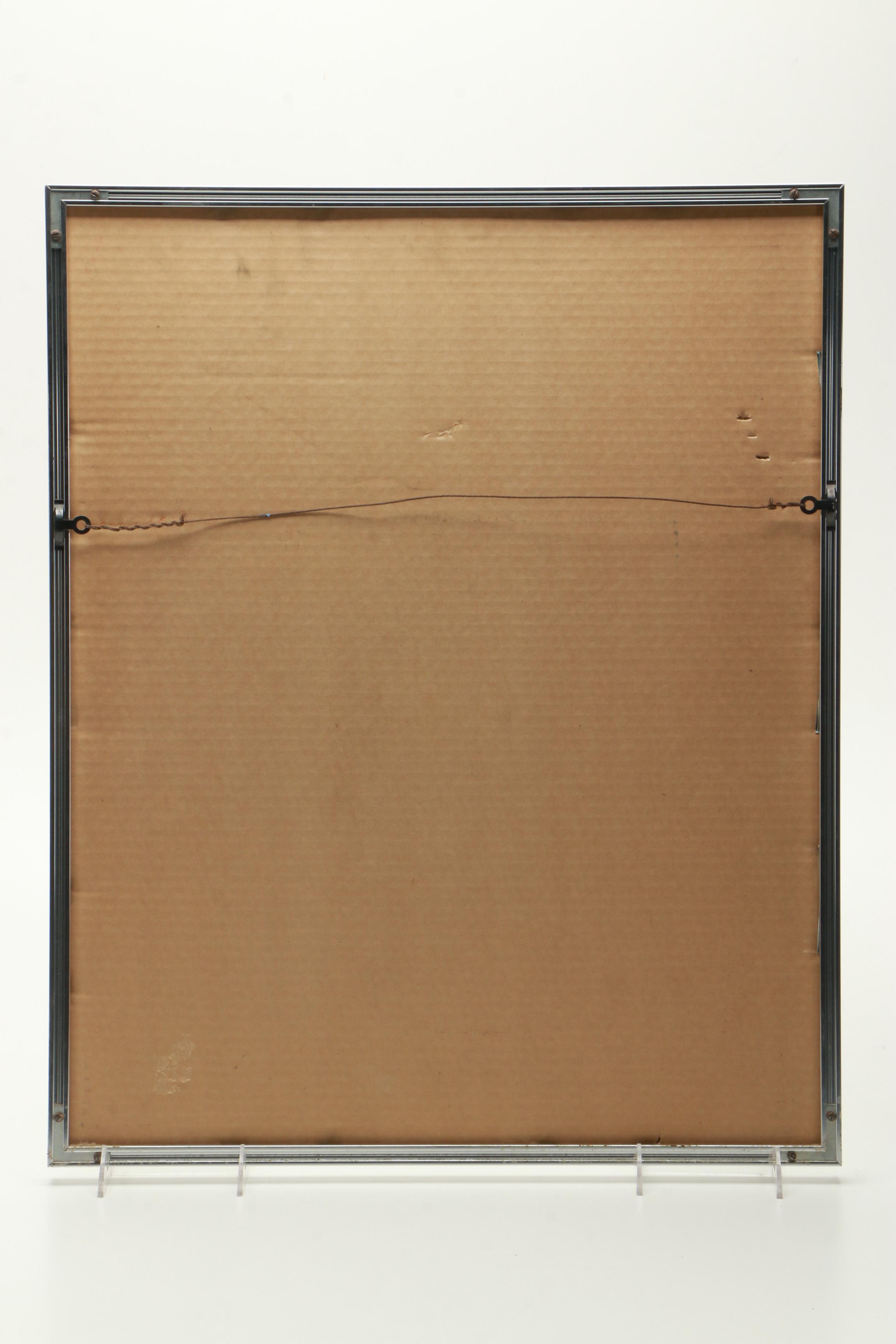 Reproduction Print on Paper After Paul Klee "Scenecio"