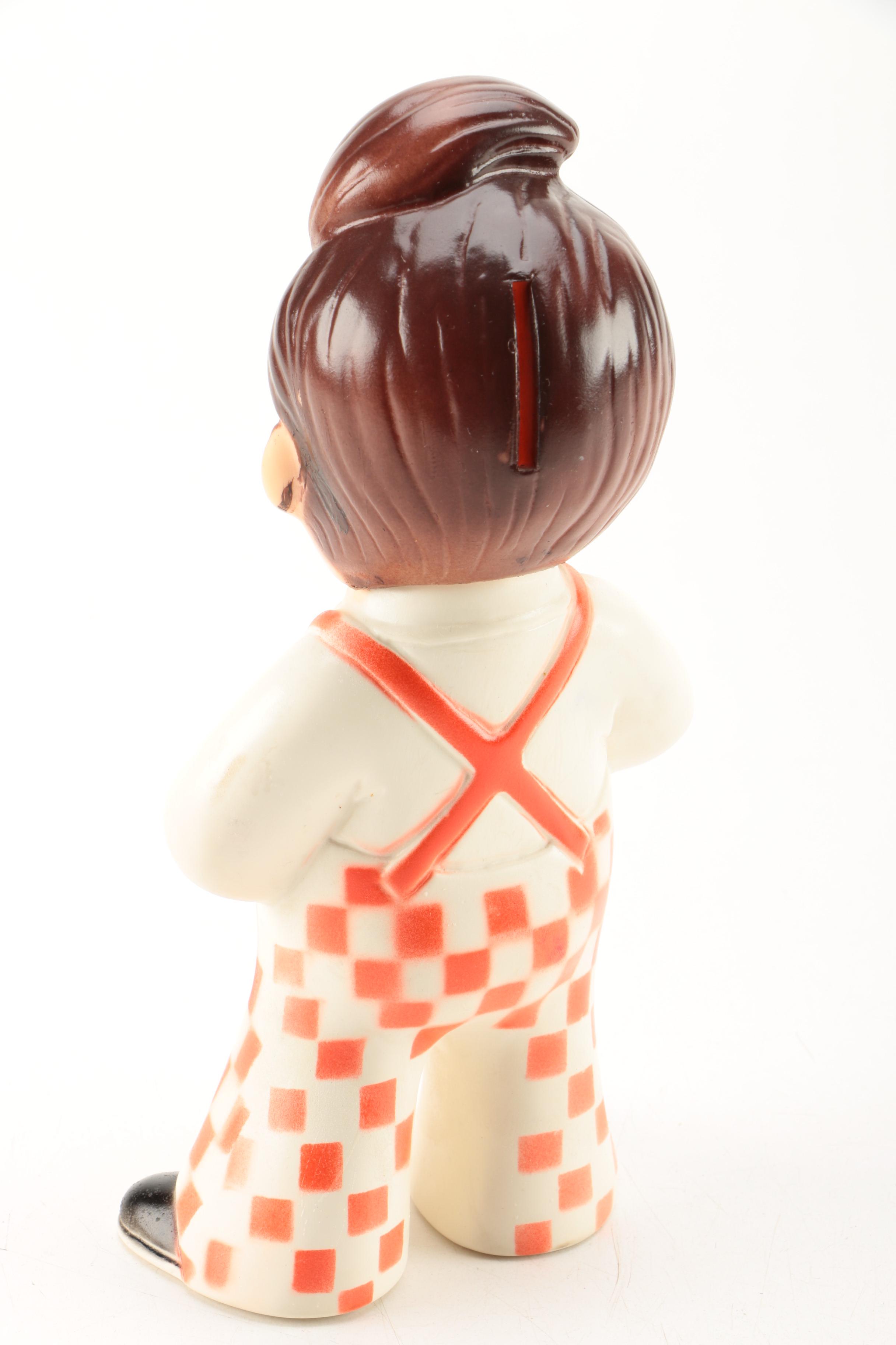 Rubber Big Boy Coin Bank