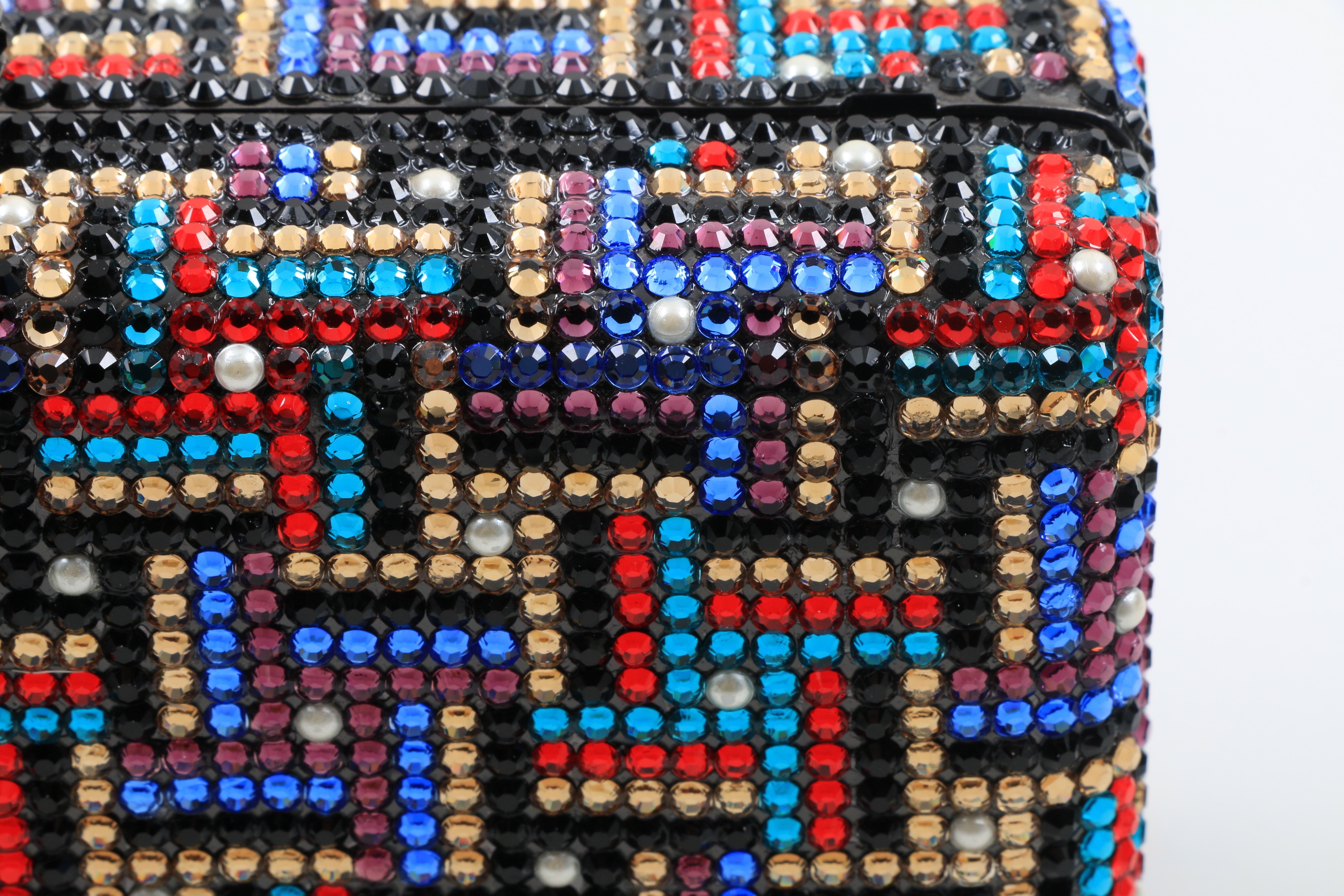 Anthony David's Colorful Swarovski Crystal Minaudière Evening Bag