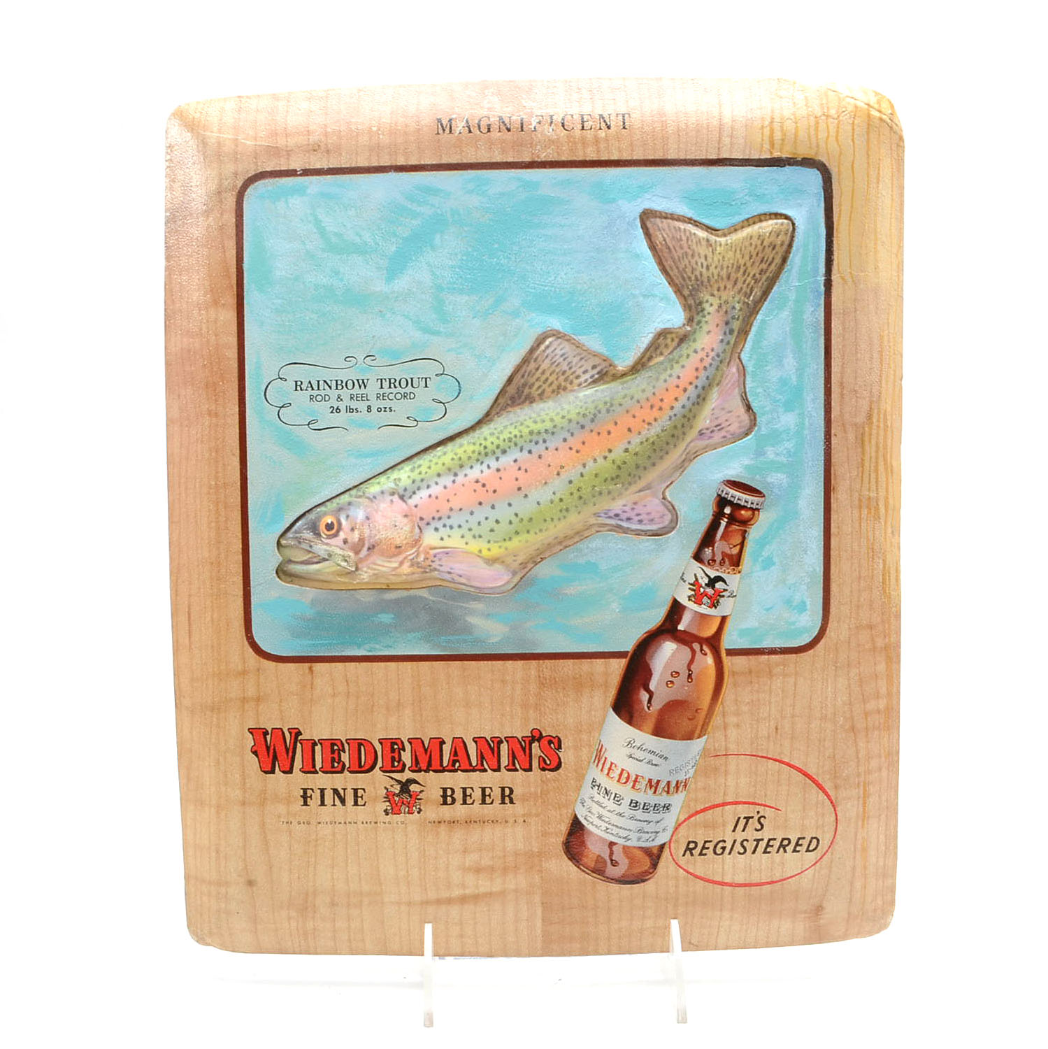 1950s Wiedemann Beer Sign