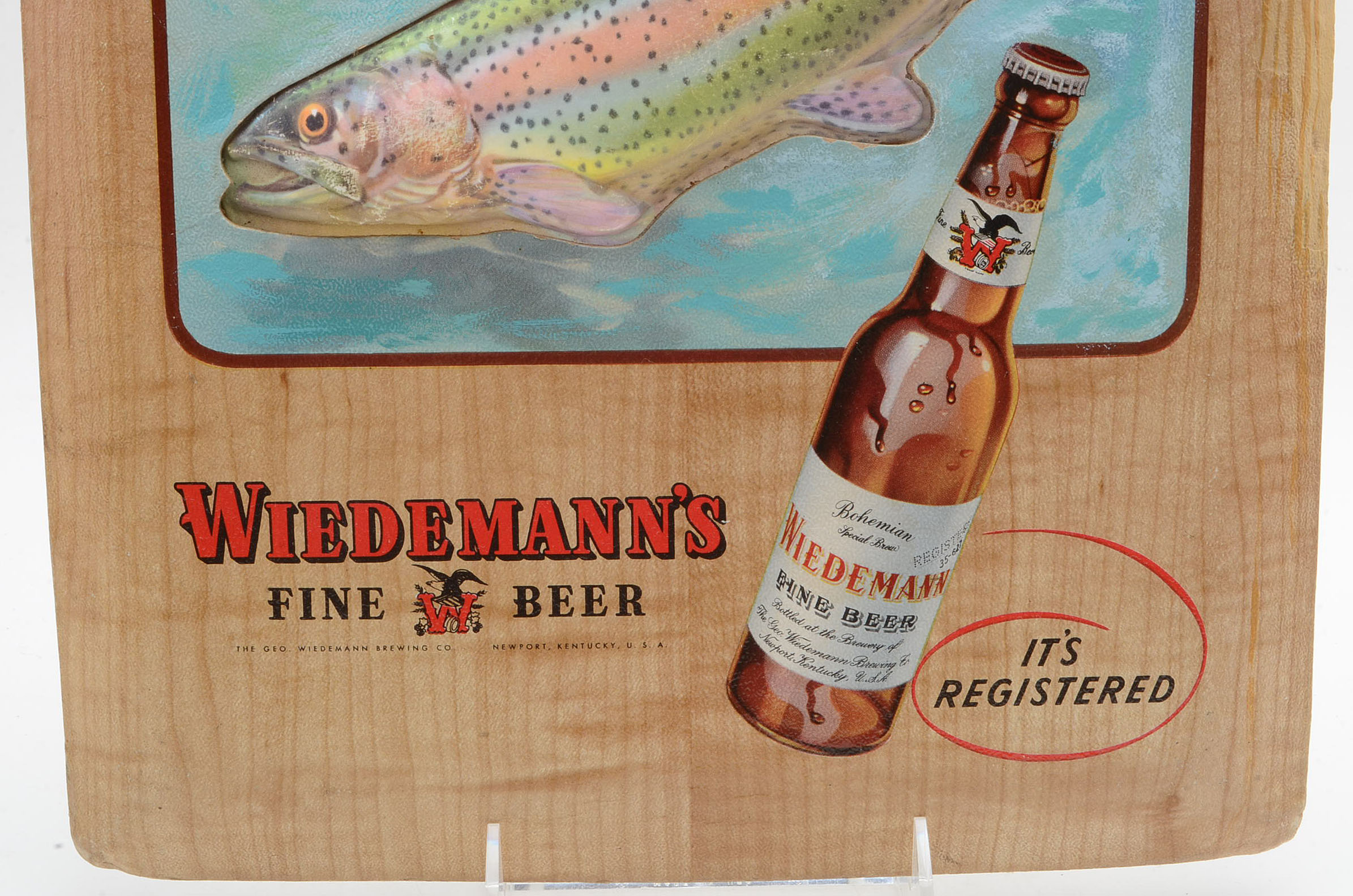 1950s Wiedemann Beer Sign