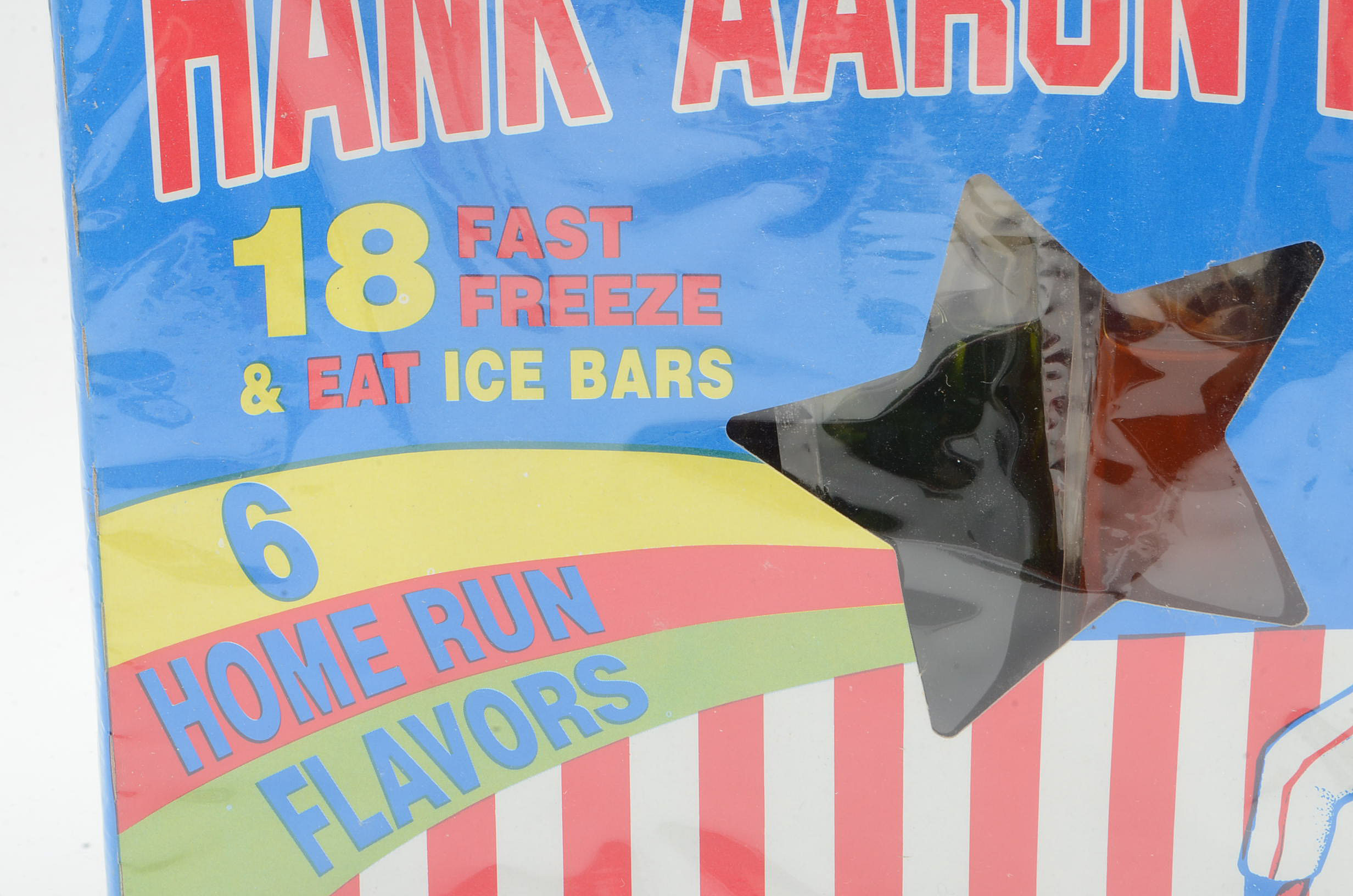 Hank Aaron Freeze Pops with a Card