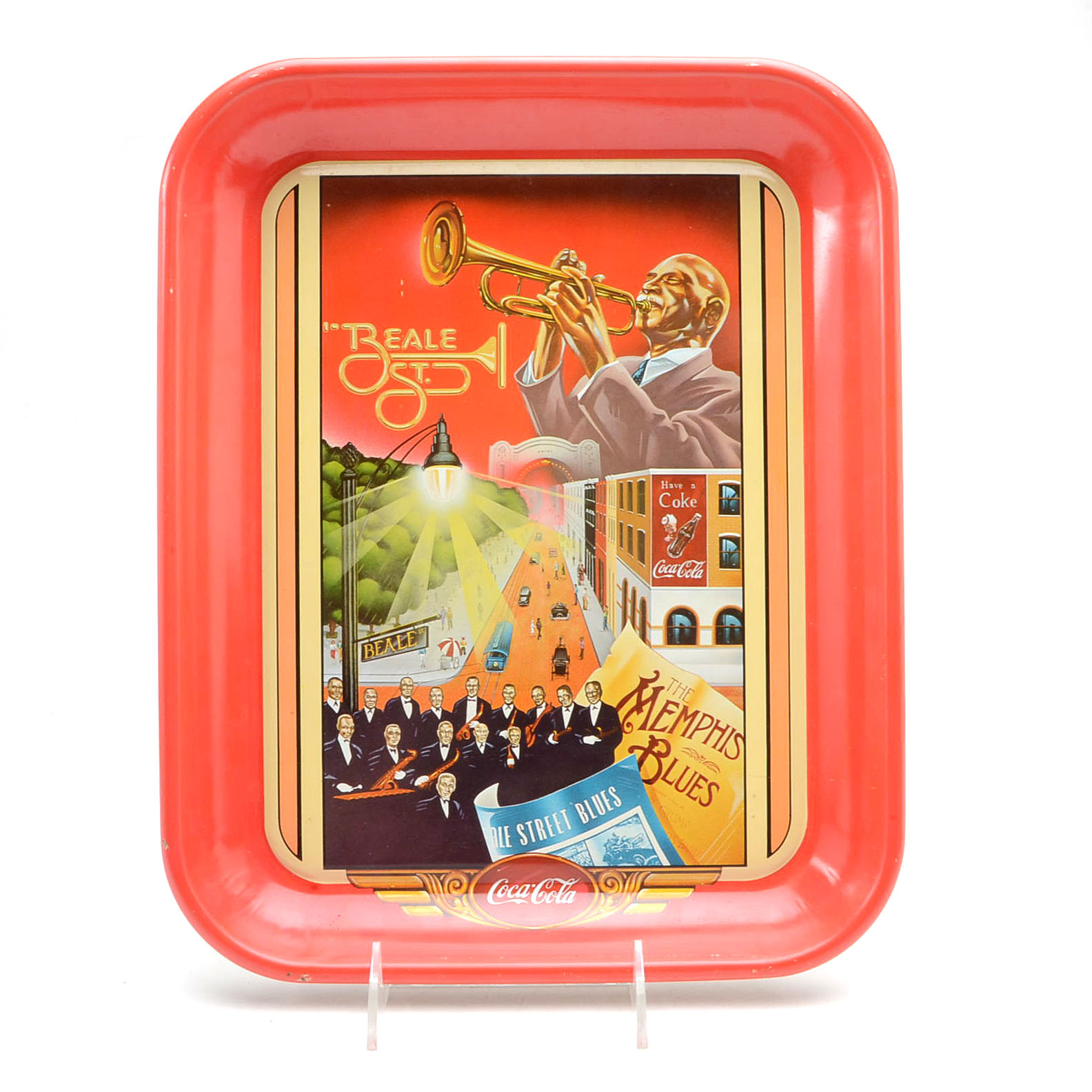 Four Coca-Cola Trays