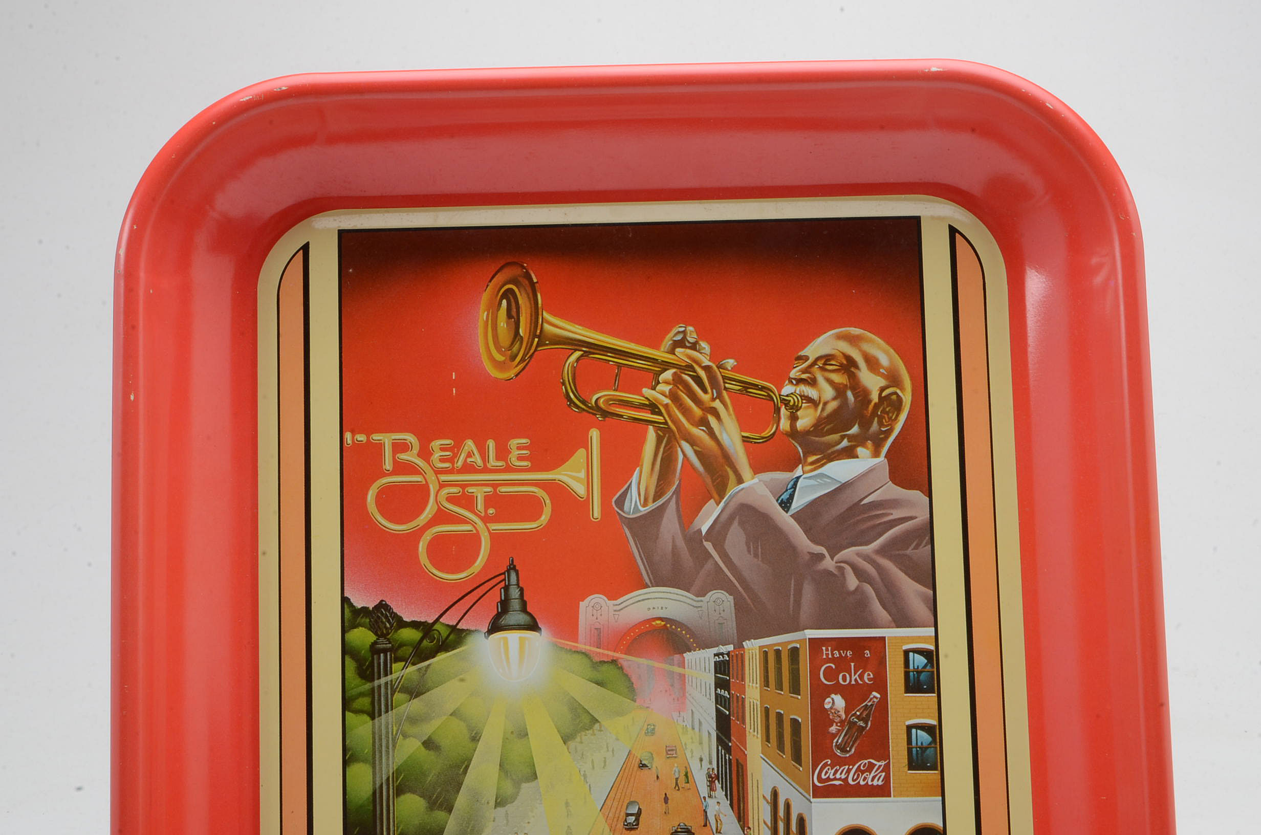 Four Coca-Cola Trays