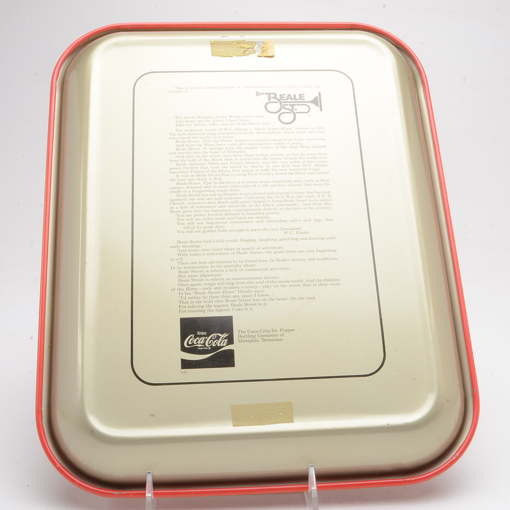 Four Coca-Cola Trays