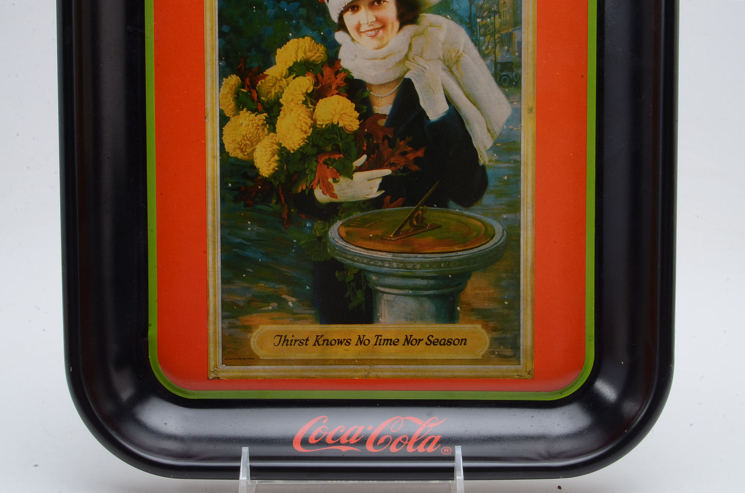 Four Coca-Cola Trays