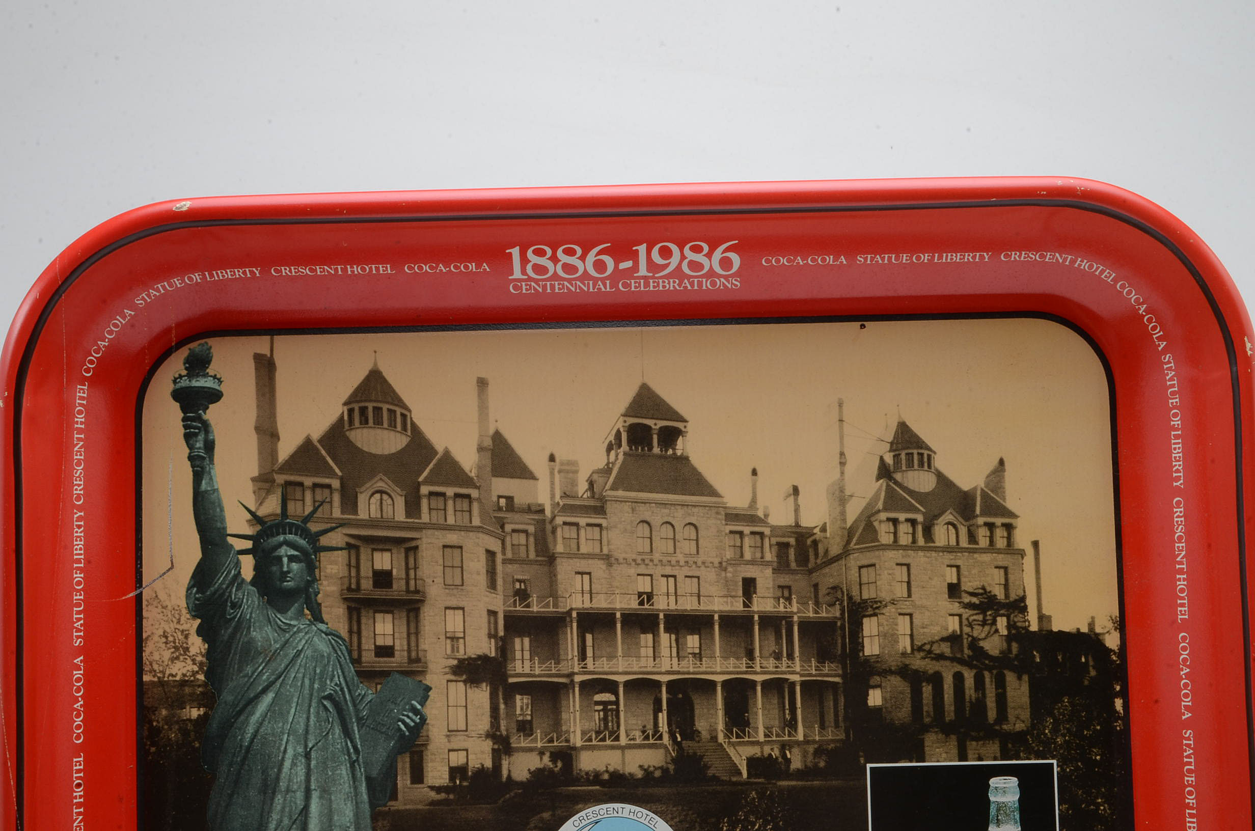 Four Coca-Cola Trays