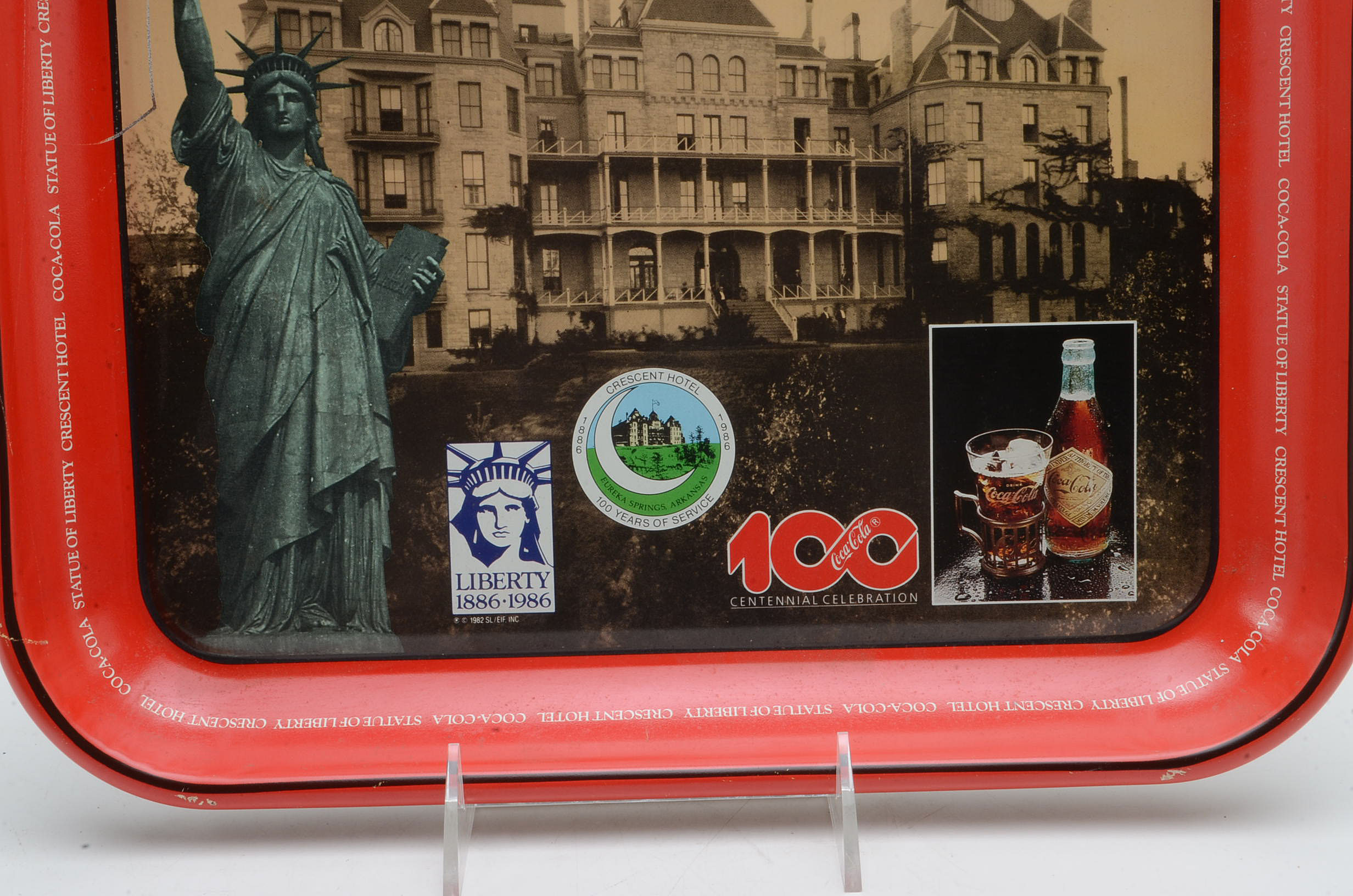 Four Coca-Cola Trays