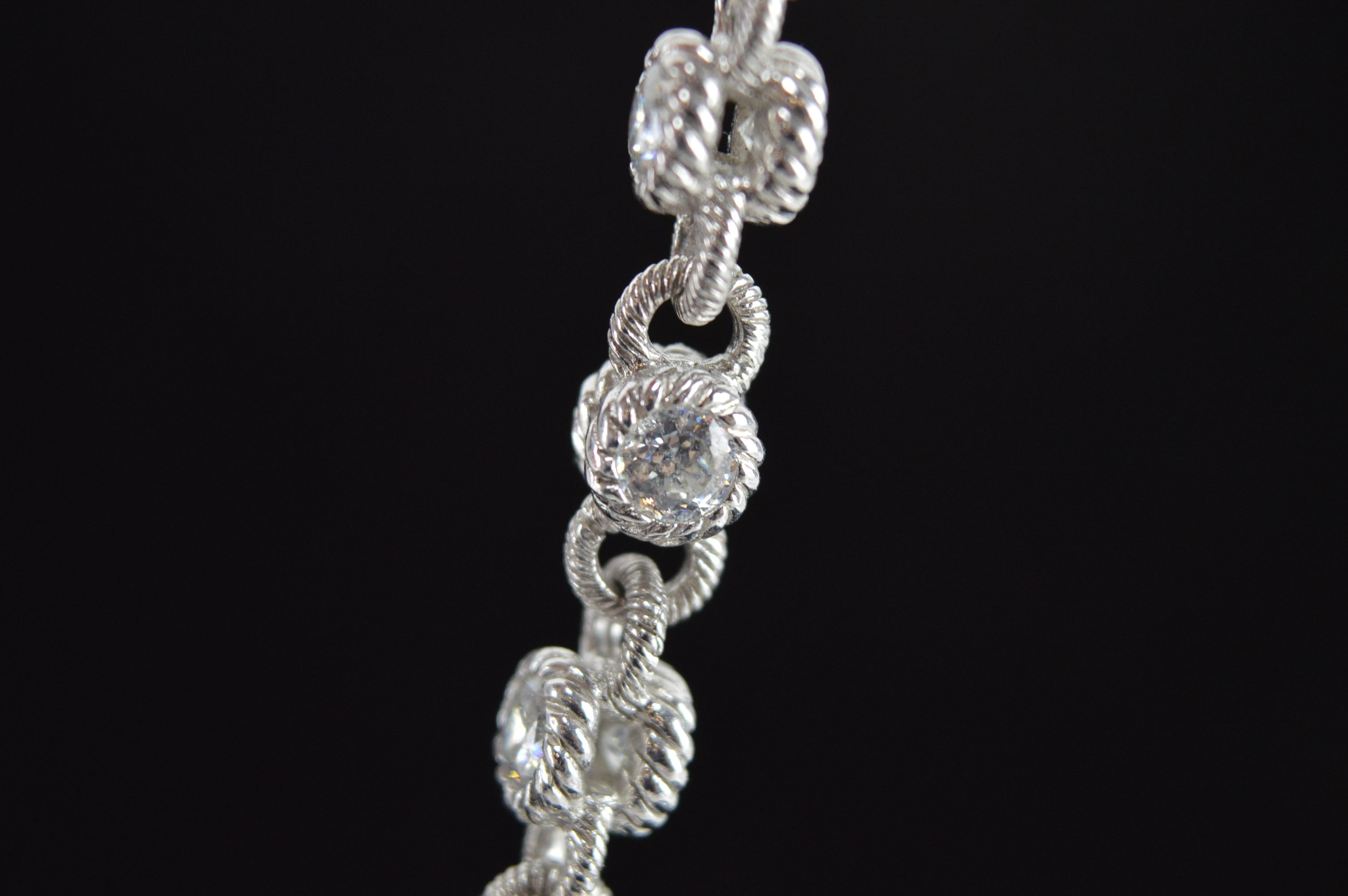 Judith Ripka Sterling and CZ Bracelet