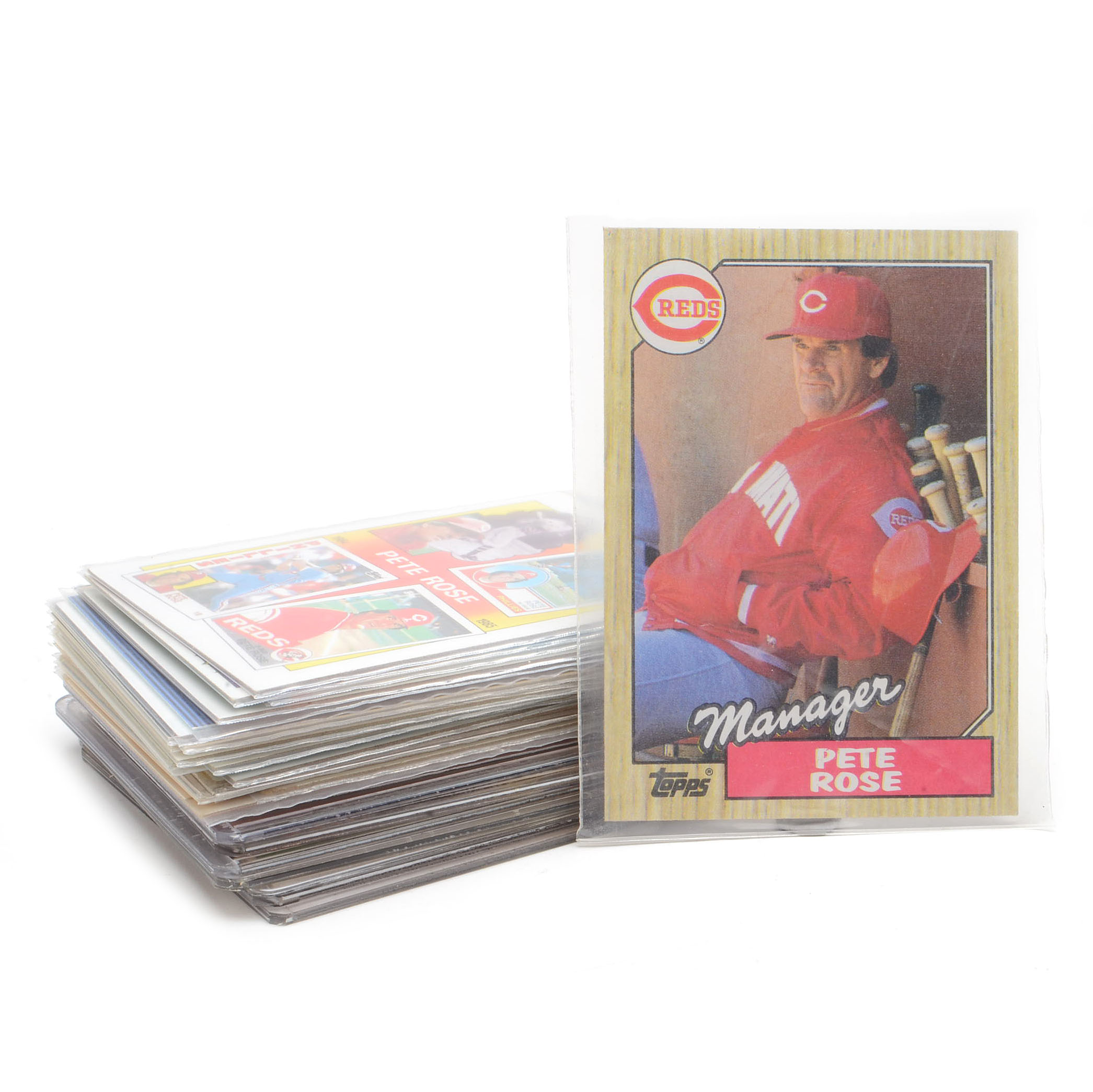 Pete Rose Baseball Cards 1970-1980s