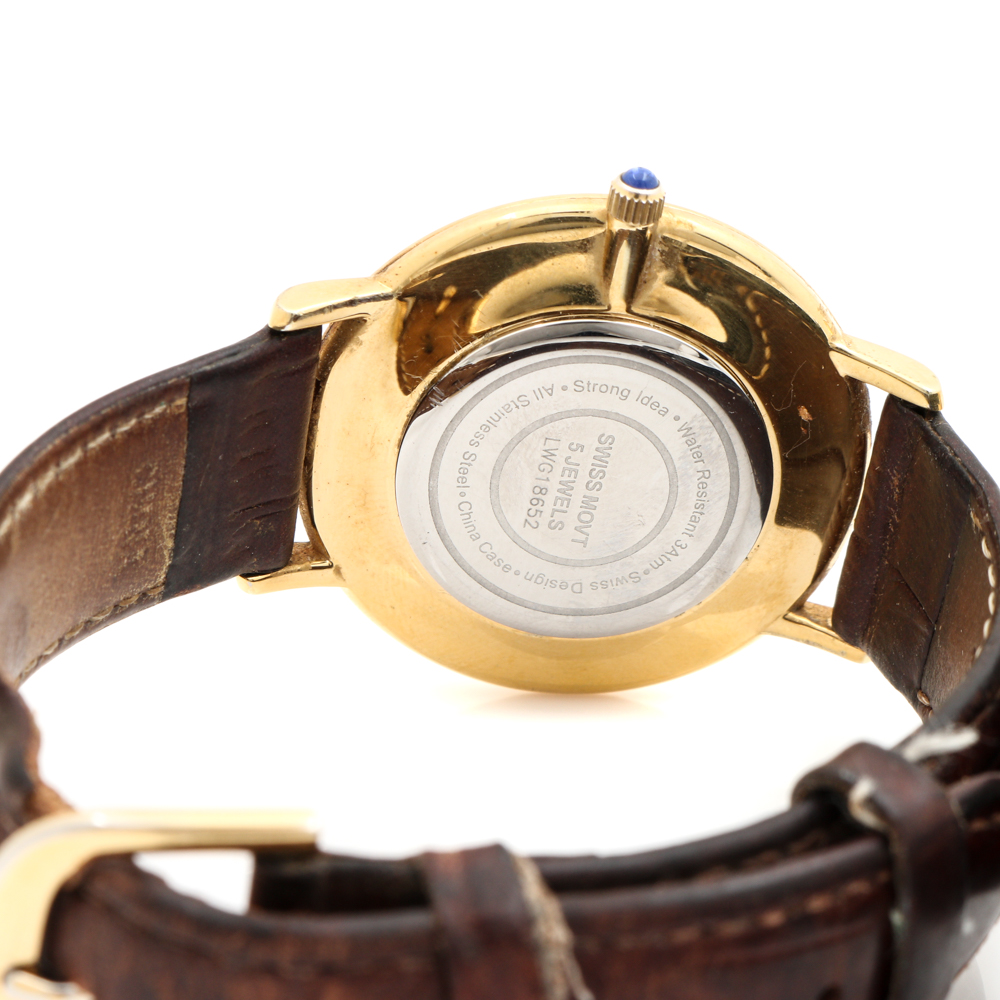 Stainless Steel and Leather Watches Including Steinhausen and Dunhill