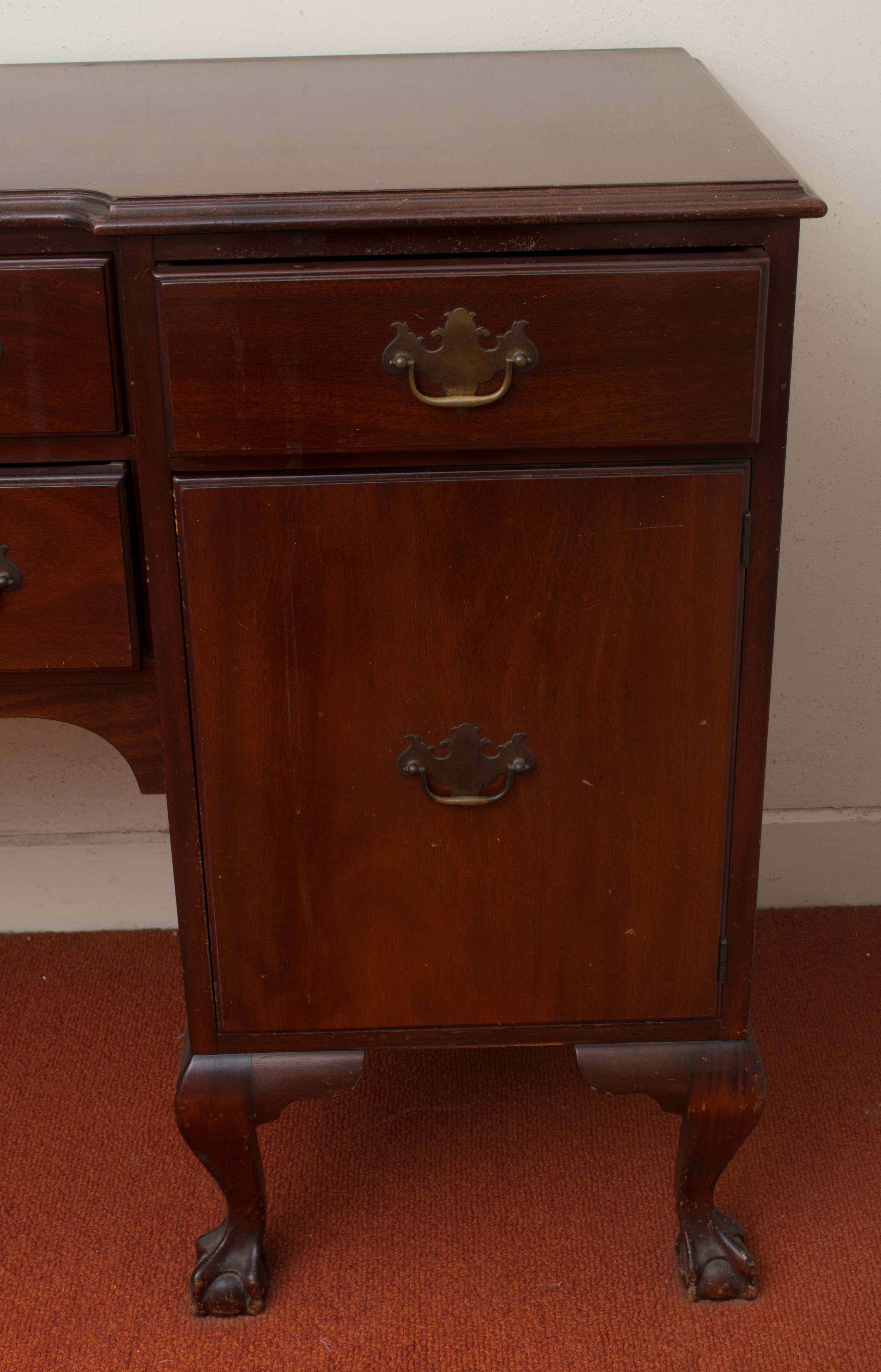 Paine Furniture Co. Chippendale Style Mahogany Sideboard