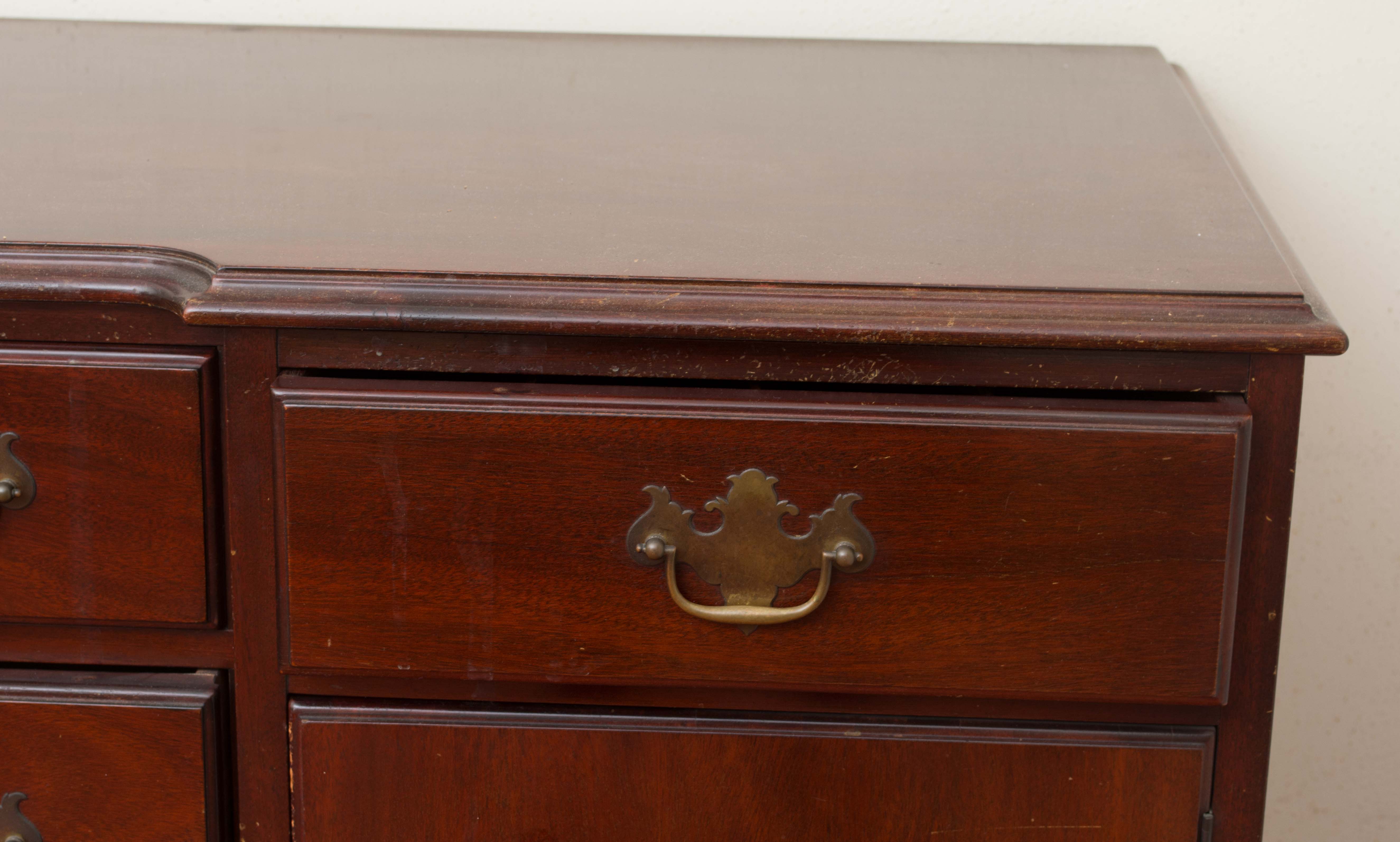 Paine Furniture Co. Chippendale Style Mahogany Sideboard