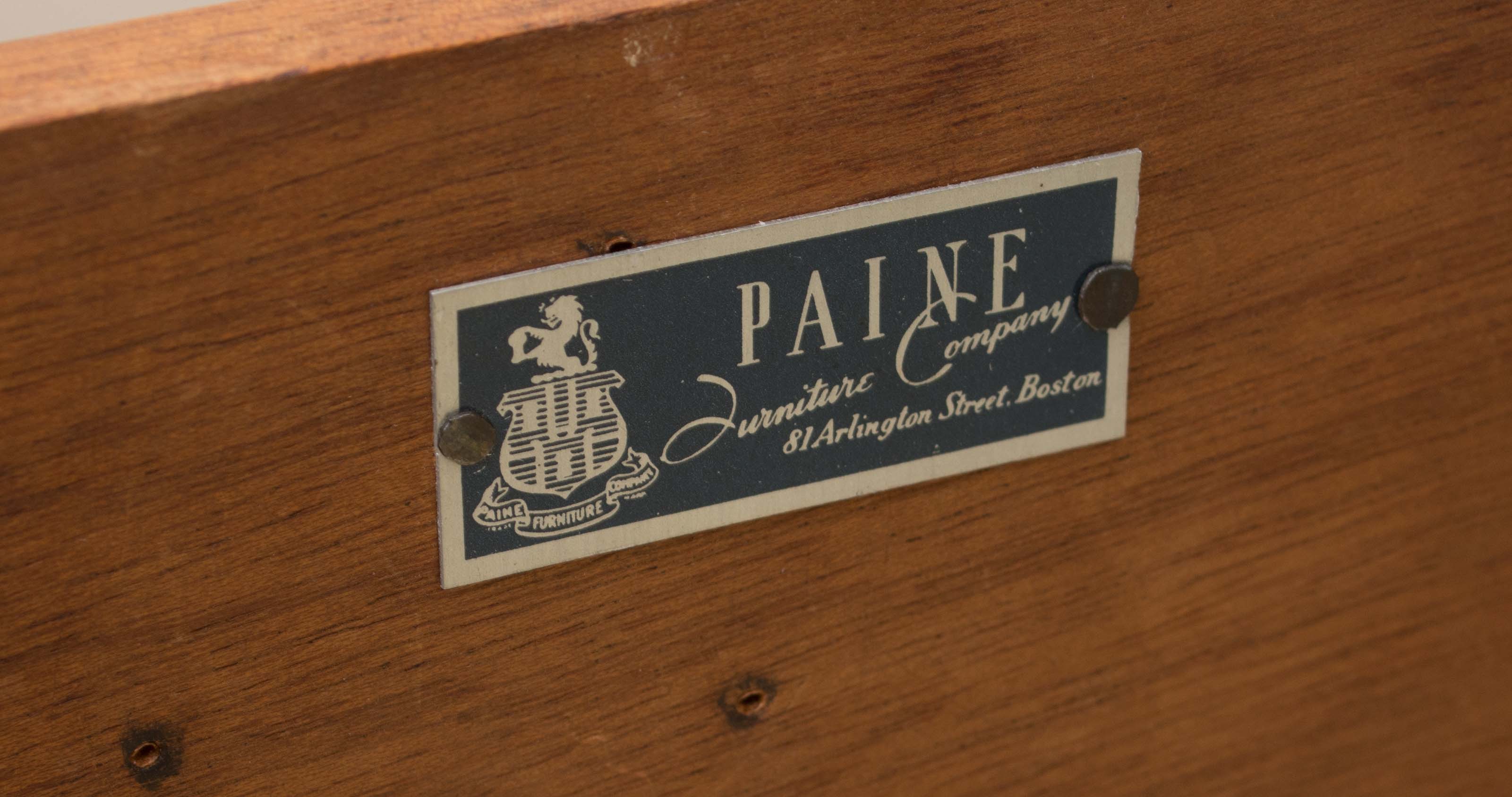 Paine Furniture Co. Chippendale Style Mahogany Sideboard