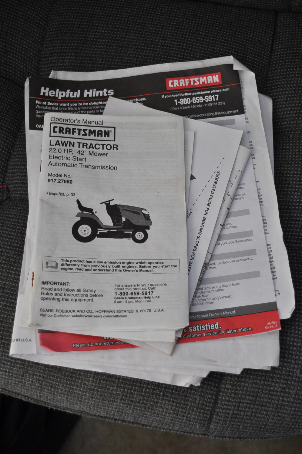 Craftsman Limited Edition YS4500 Lawn Tractor