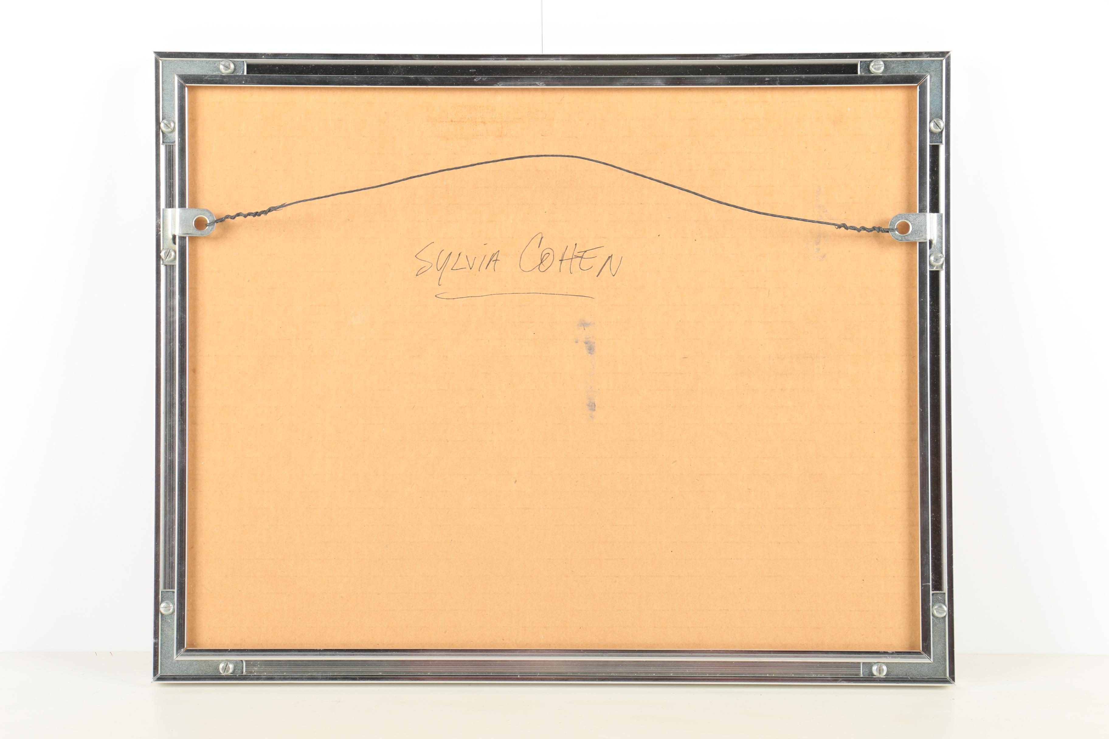 Paul Kuo Watercolor Painting of a Winter Scene