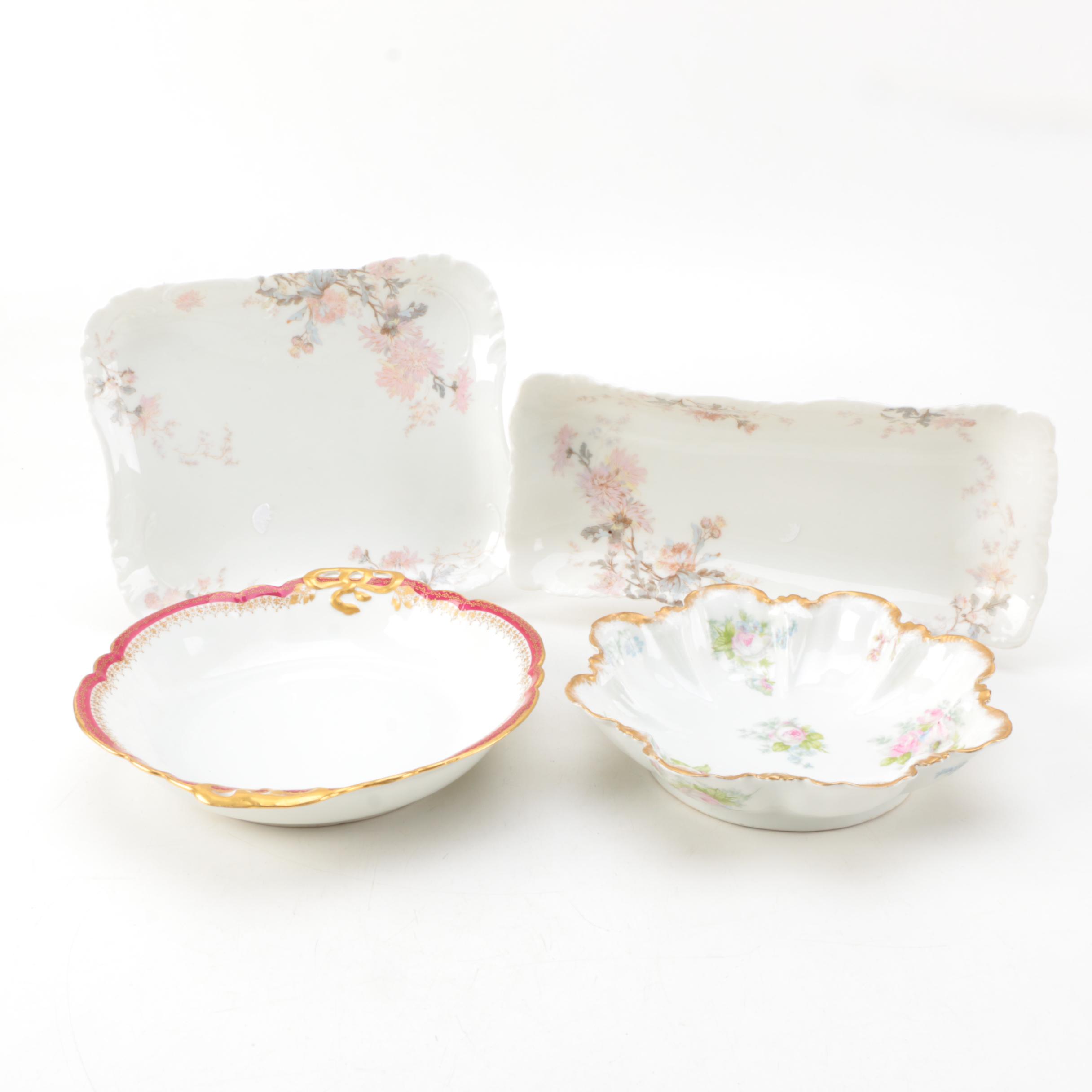 Antique and Vintage Haviland Limoges Porcelain Tableware